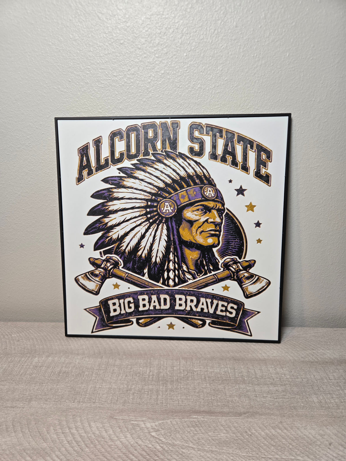 Alcorn State "Big Bad Braves" Wall Art
