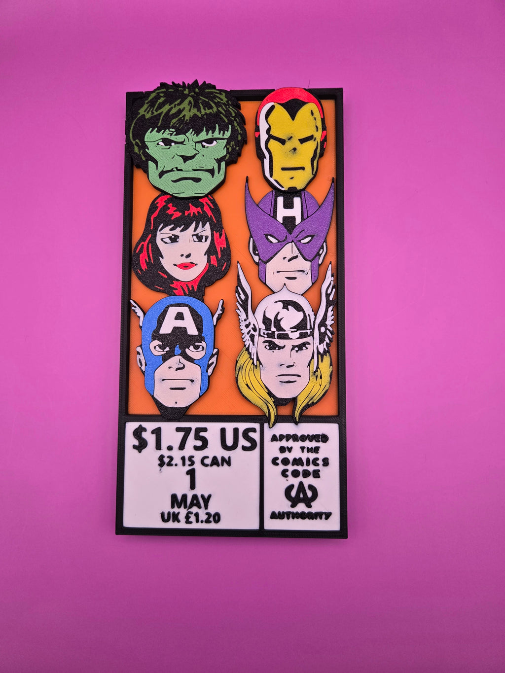 Avengers Inspired Comic Corner Box