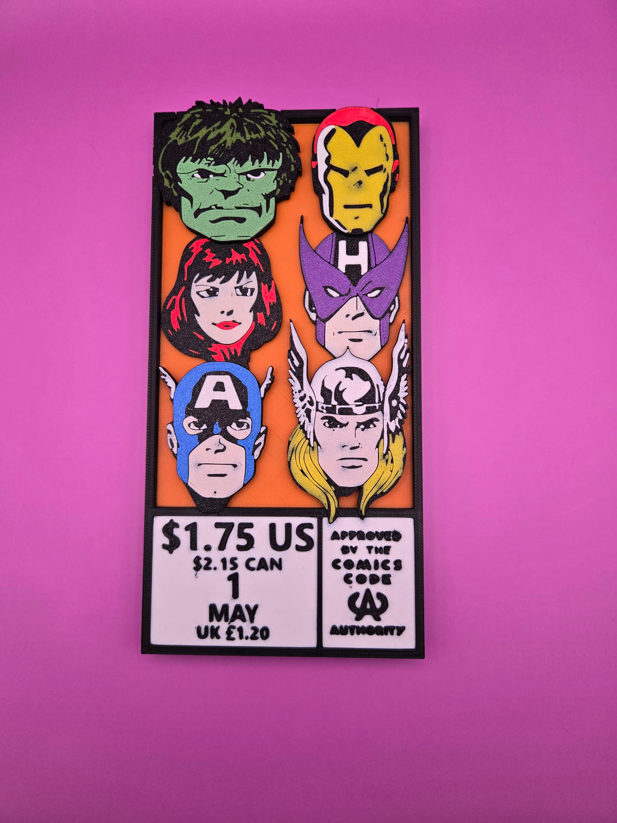 Avengers Inspired Comic Corner Box