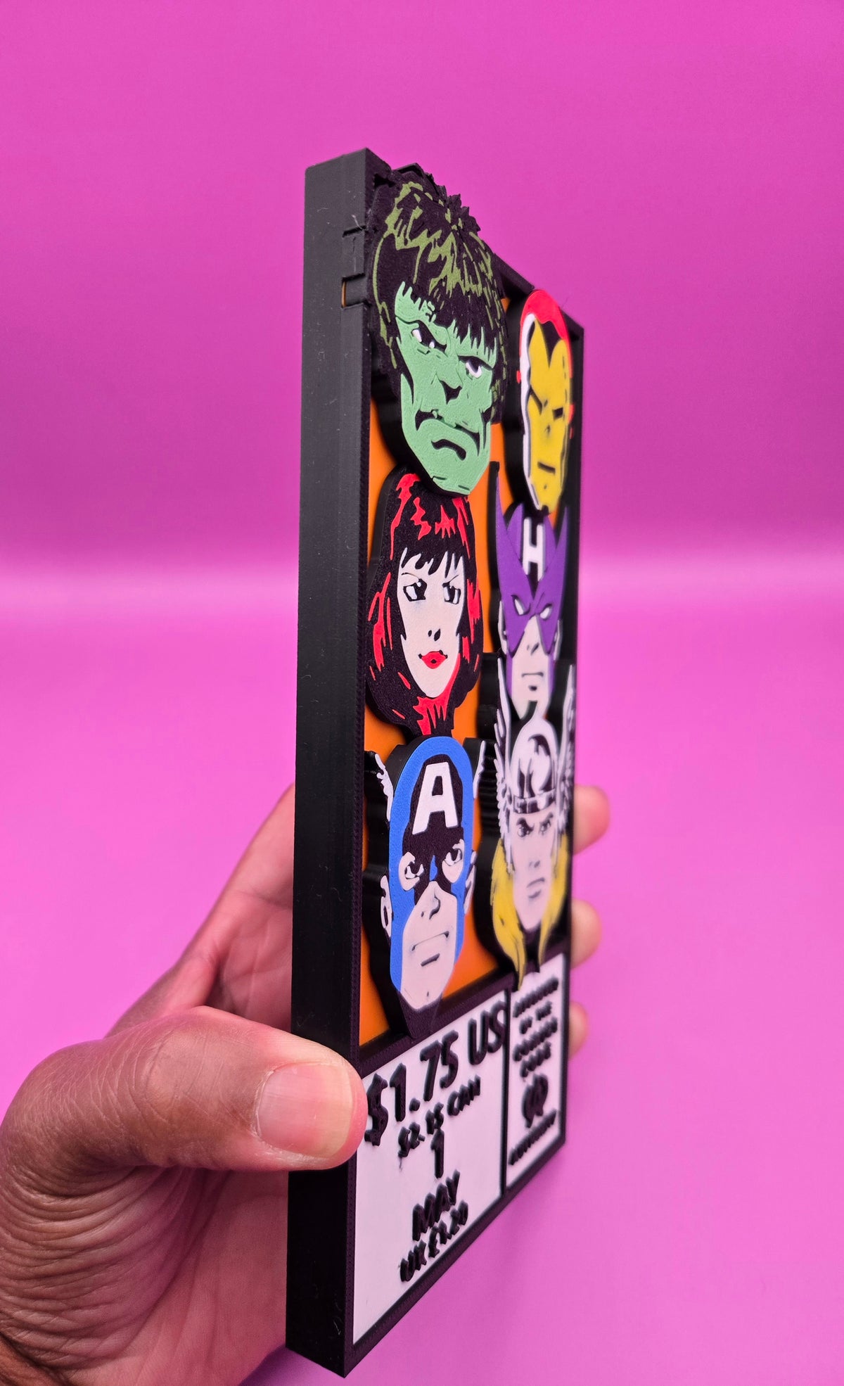 Avengers Inspired Comic Corner Box