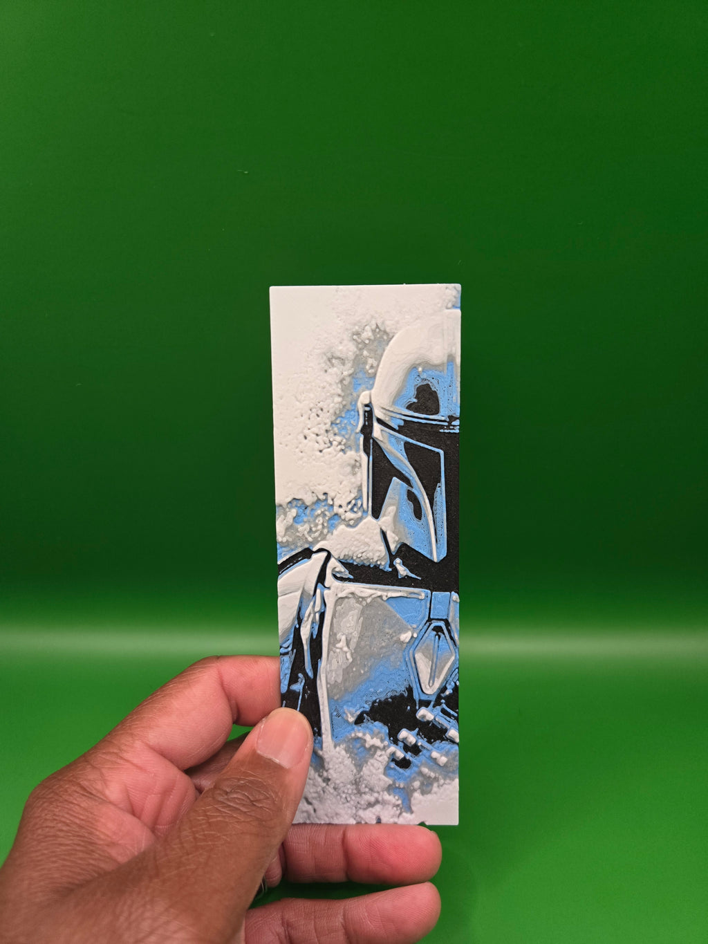 Mandalorian-Inspired 3D Printed Bookmark