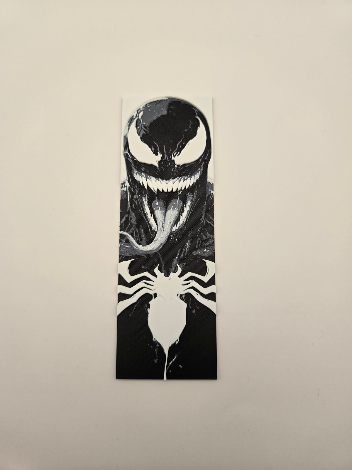 Venom 3D Printed Bookmark