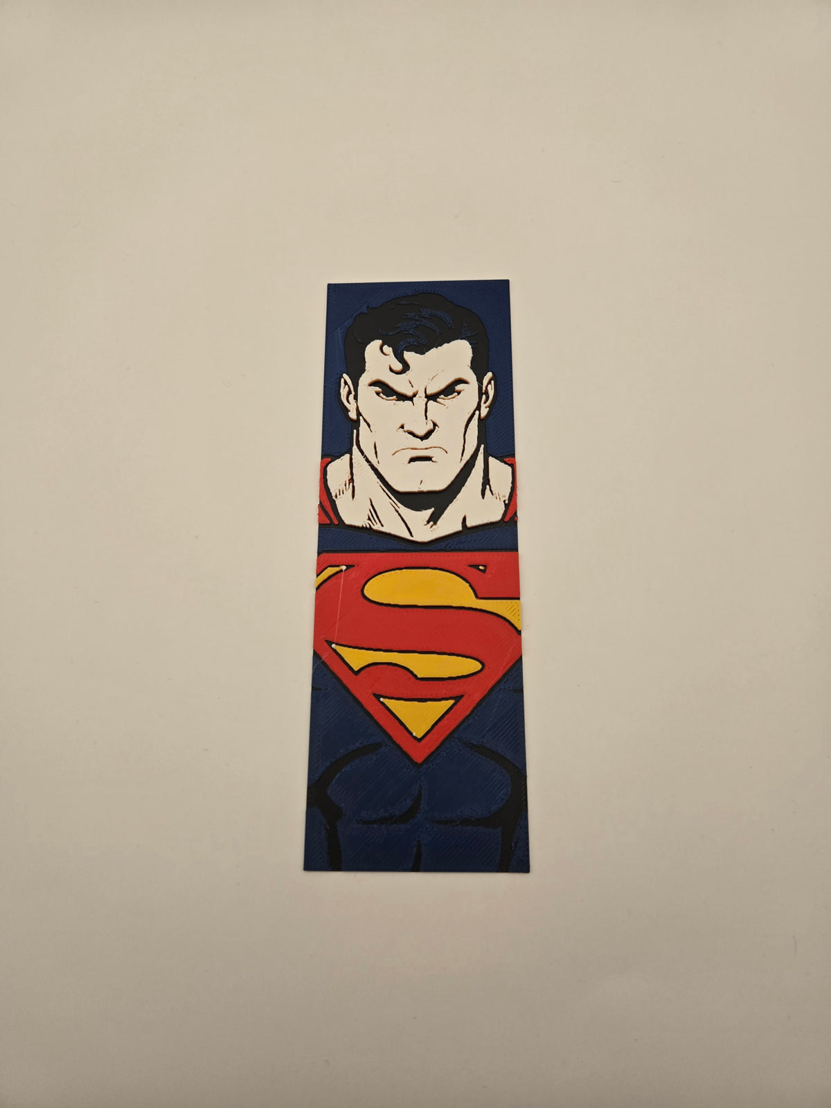 Superman 3D Printed DC Bookmark