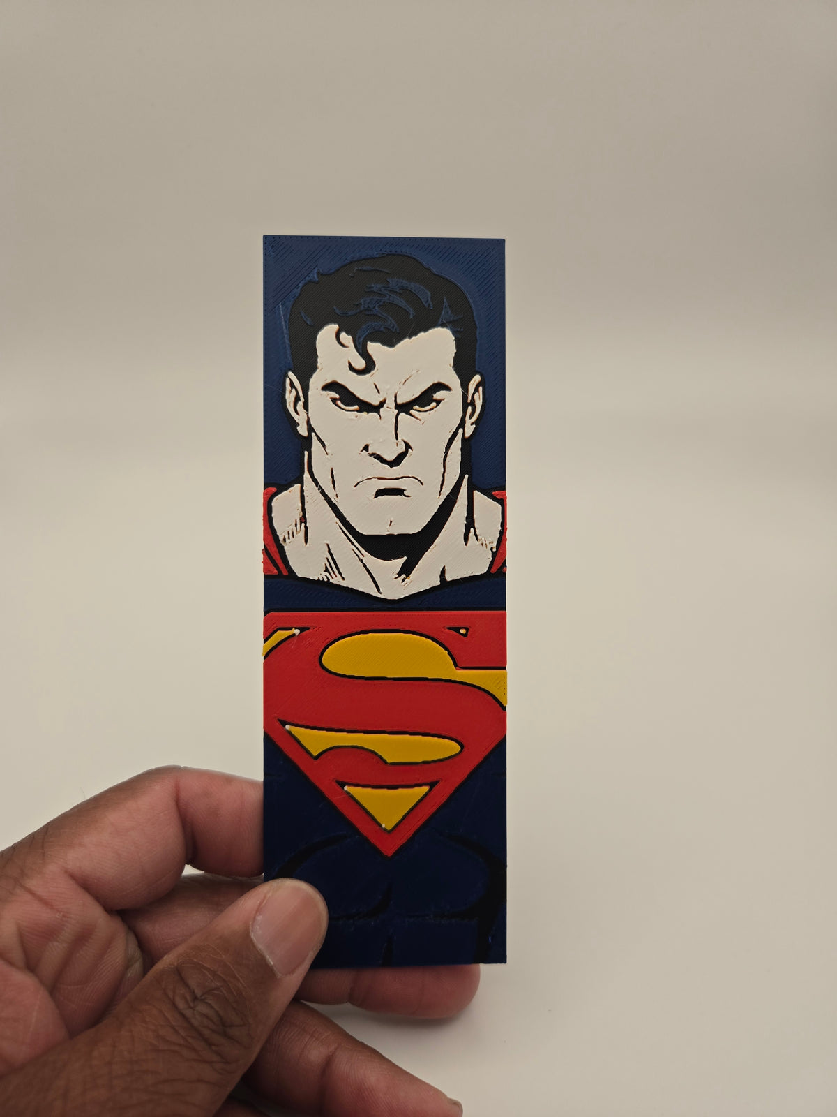 Superman 3D Printed DC Bookmark