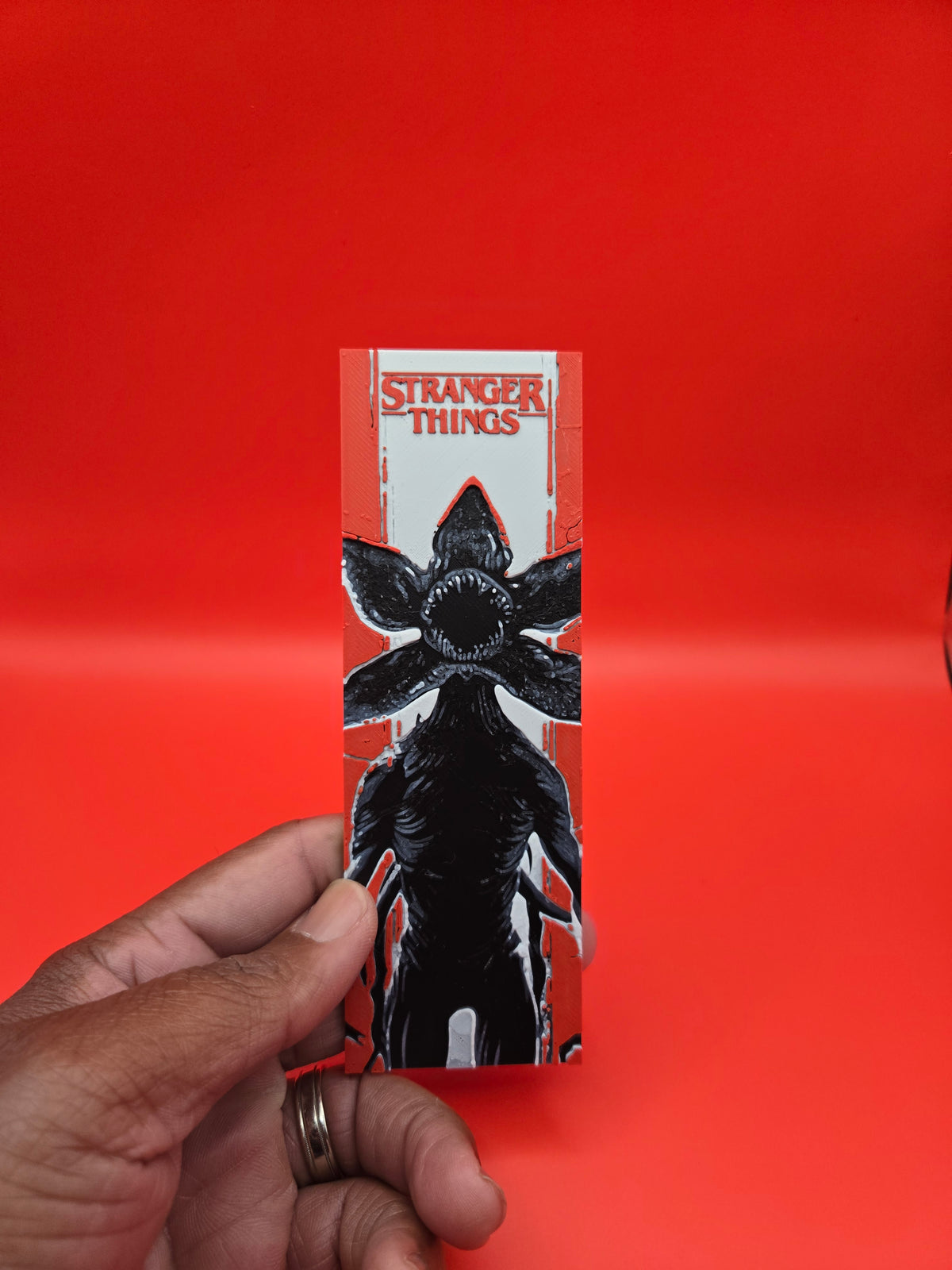 Stranger Things Demogorgon 3D Printed Bookmark