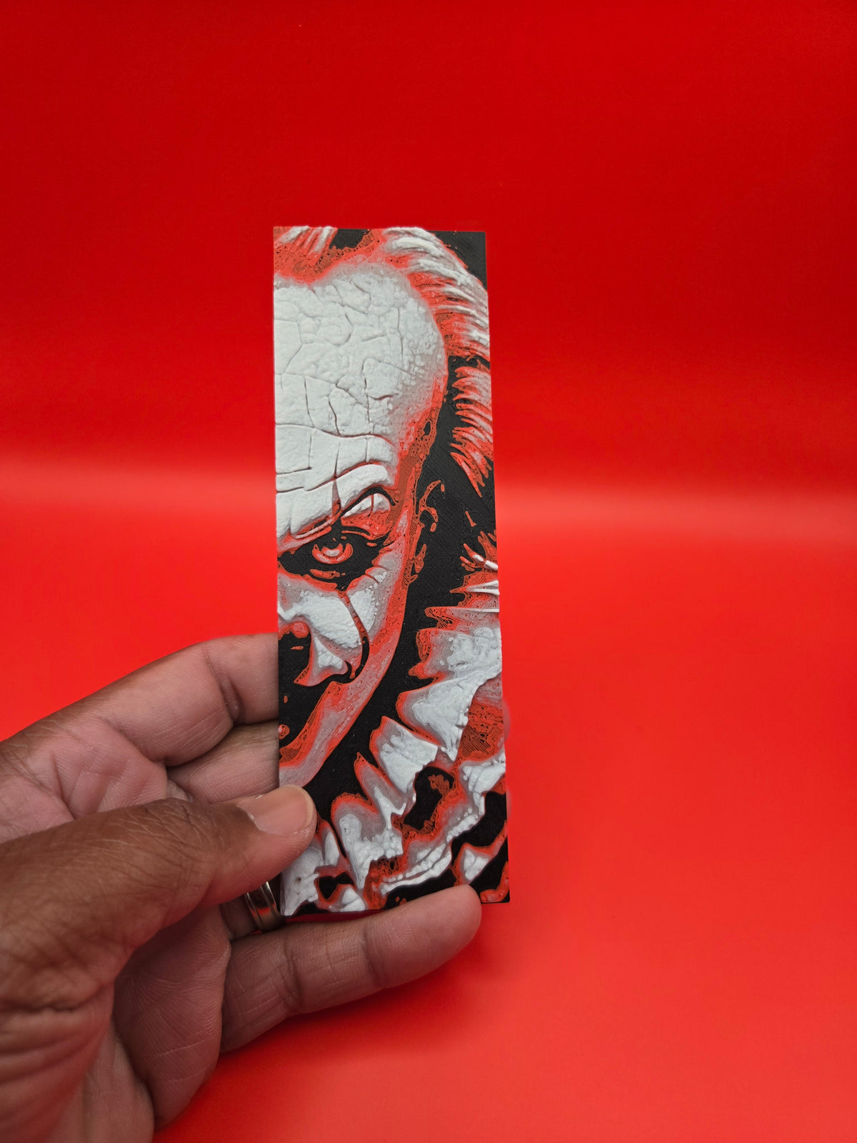 Pennywise 3D Printed IT Bookmark