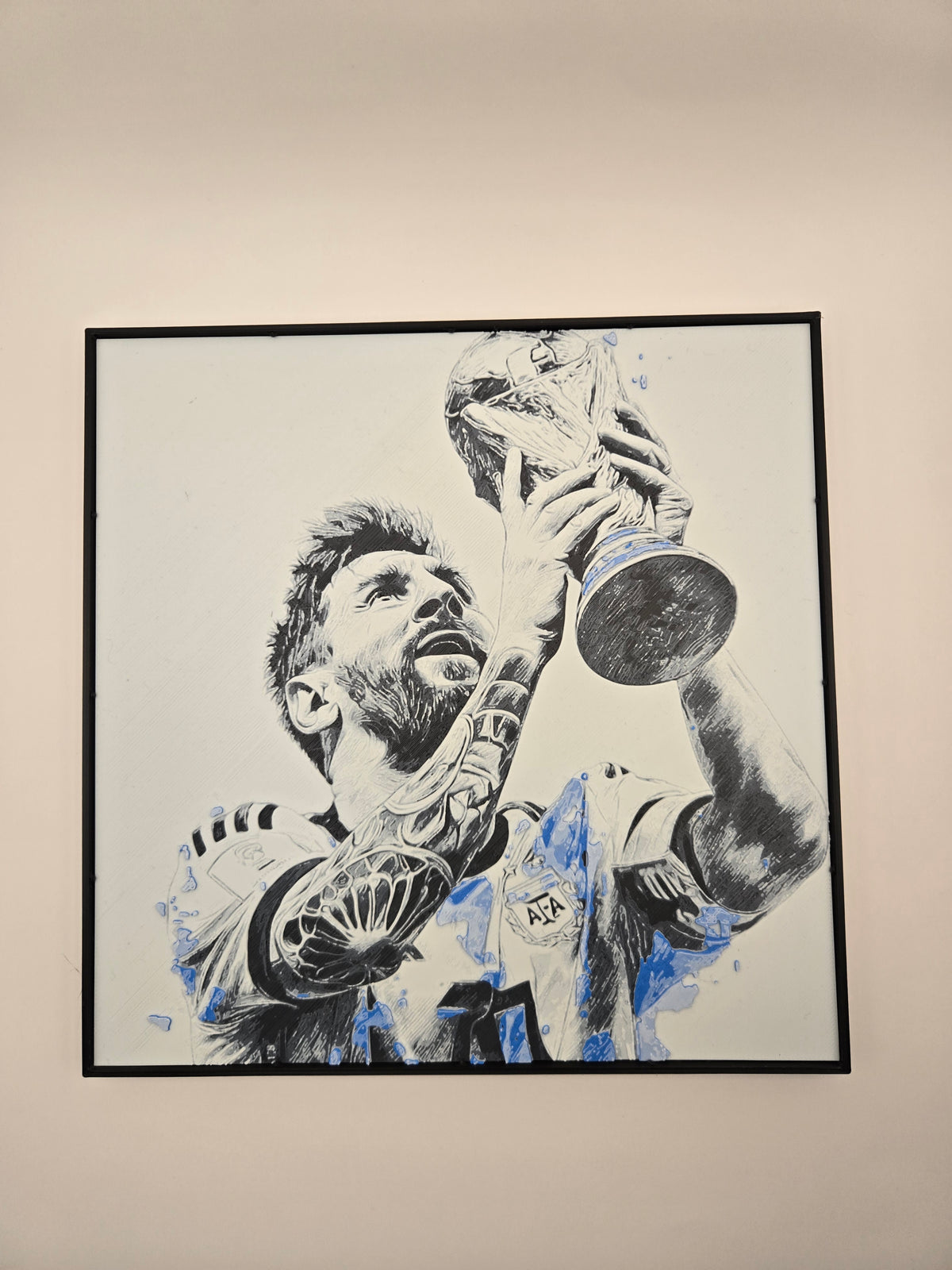 Lionel Messi HueForge Wall Art