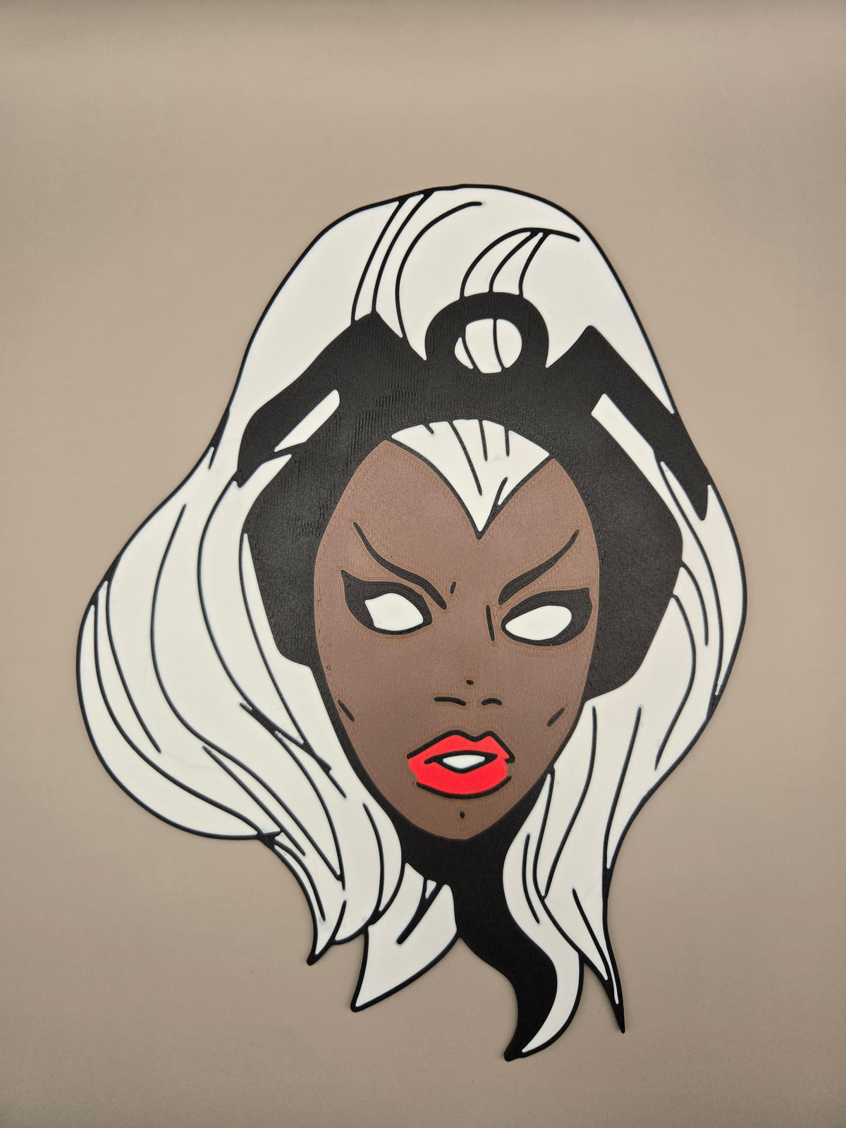 Storm Giant Head 3D Printed Wall Art