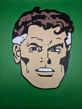 3D Printed F4 Comic Character Head Wall Art