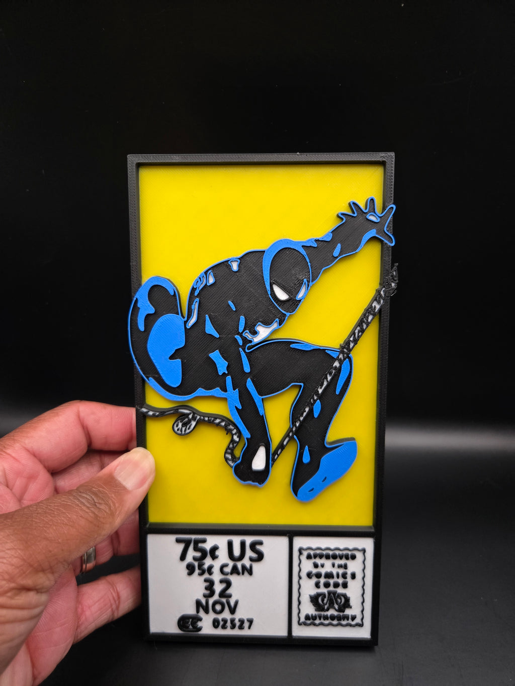 Black Suit Spidey Comic Cover Box