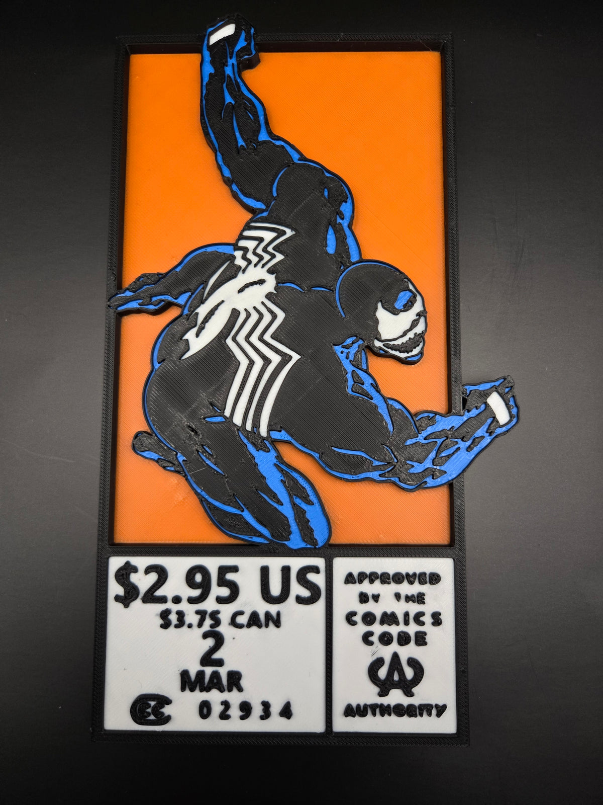 Hanging Venom Comic Corner Box