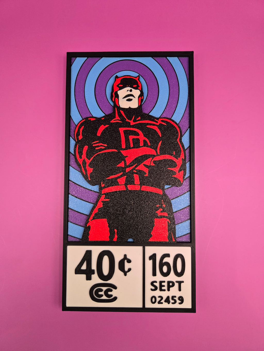 Standing Daredevil Comic Corner Box