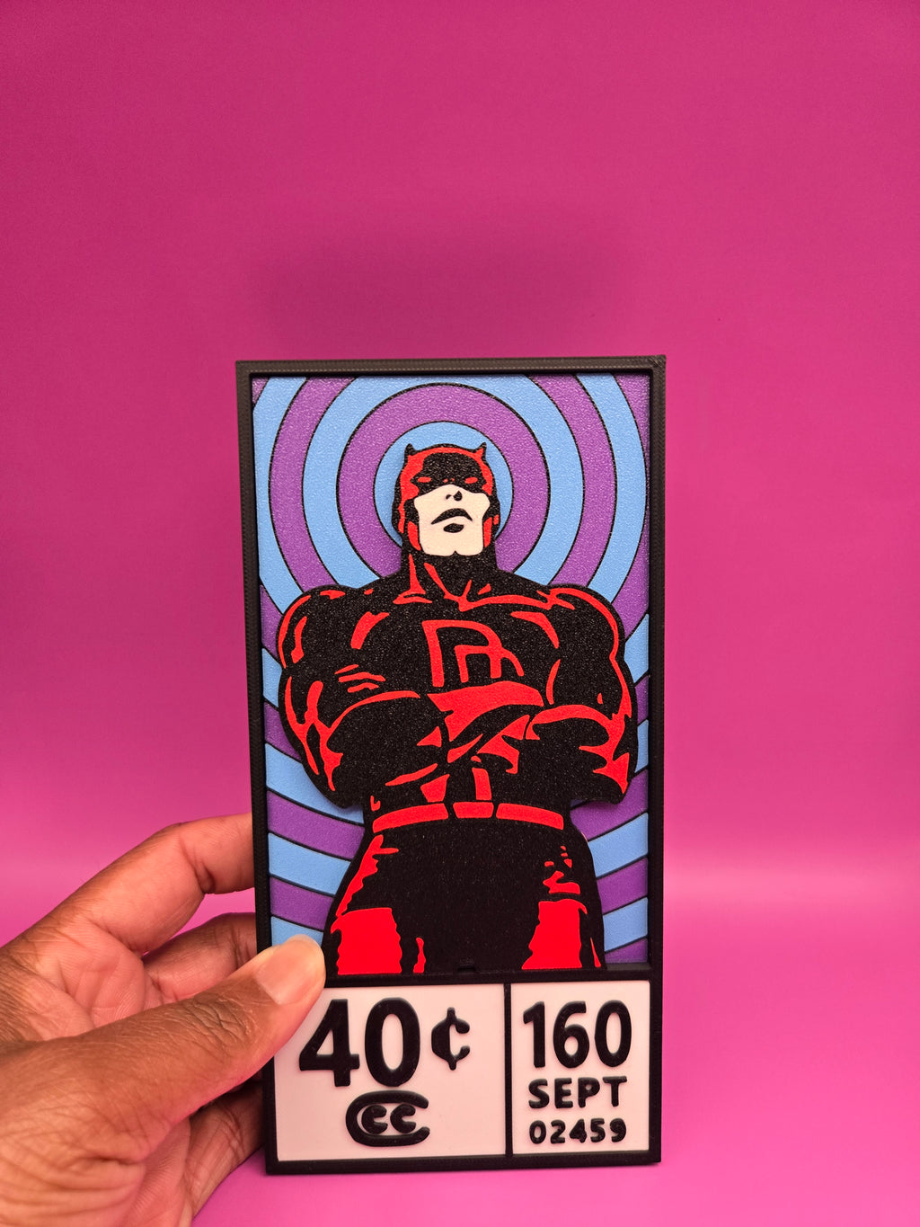 Standing Daredevil Comic Corner Box