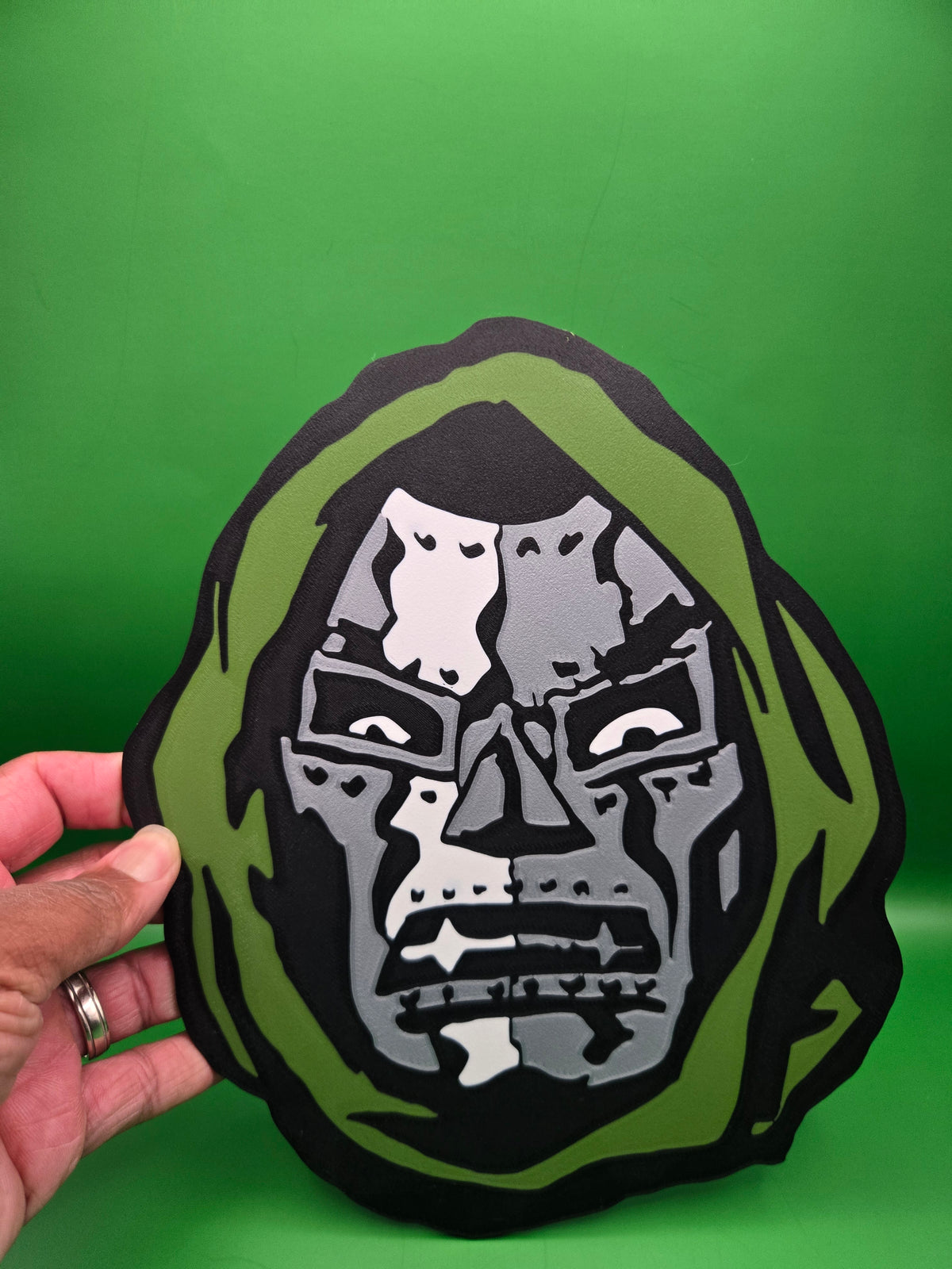 Dr. Doom Giant Head Wall Art