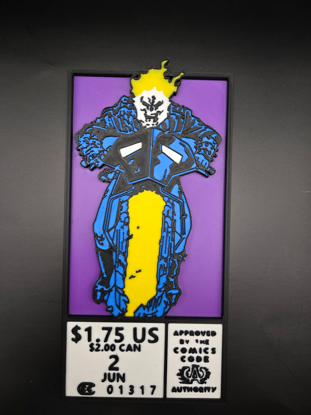 Ghost Rider Motorcycle Comic Corner Box