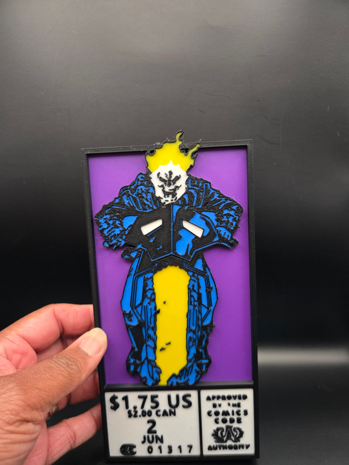 Ghost Rider Motorcycle Comic Corner Box