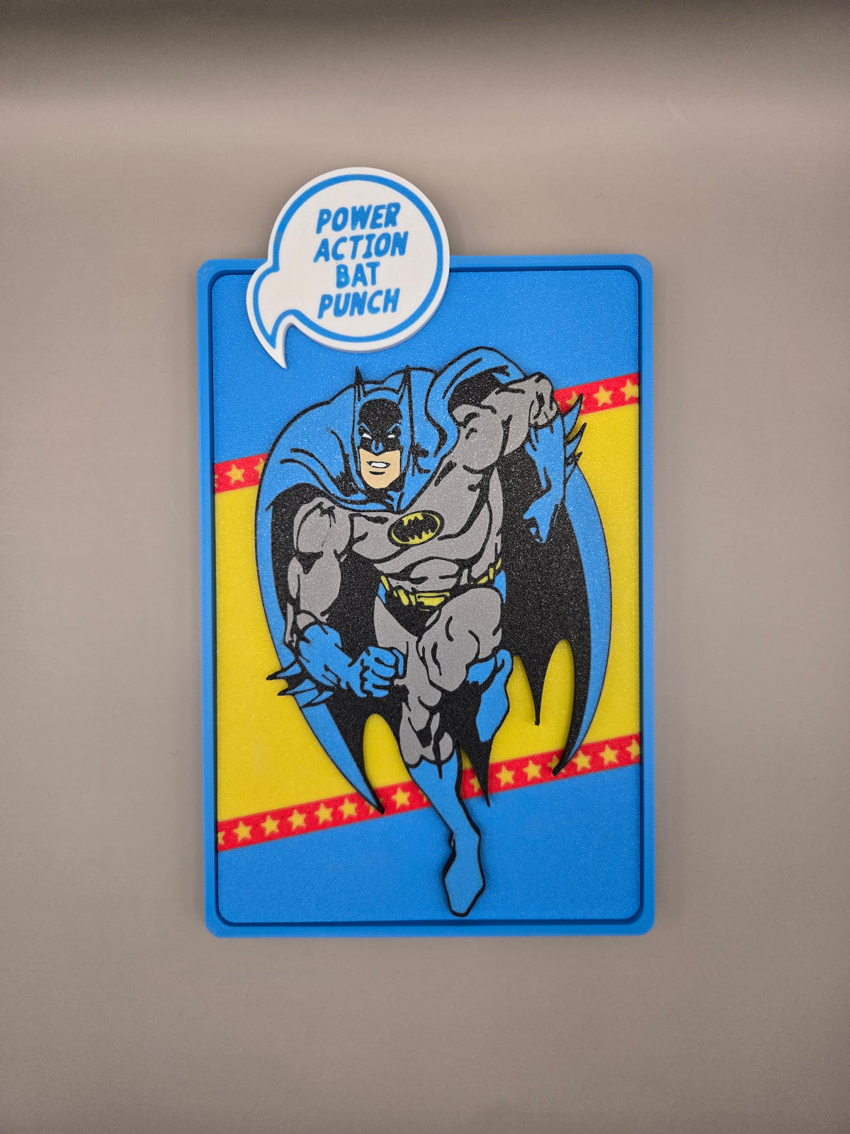 Batman Comic Corner Box – 3D Printed DC Wall Art