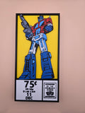 Optimus Prime Comic Corner Box – 3D Printed Transformers Wall Art