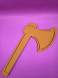 Gold Tomahawk 3D Print – Alcorn Inspired Braves Spirit Wall Décor