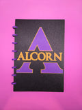 Alcorn State Inspired 3D Printed Notebook – Purple & Gold Braves Journal