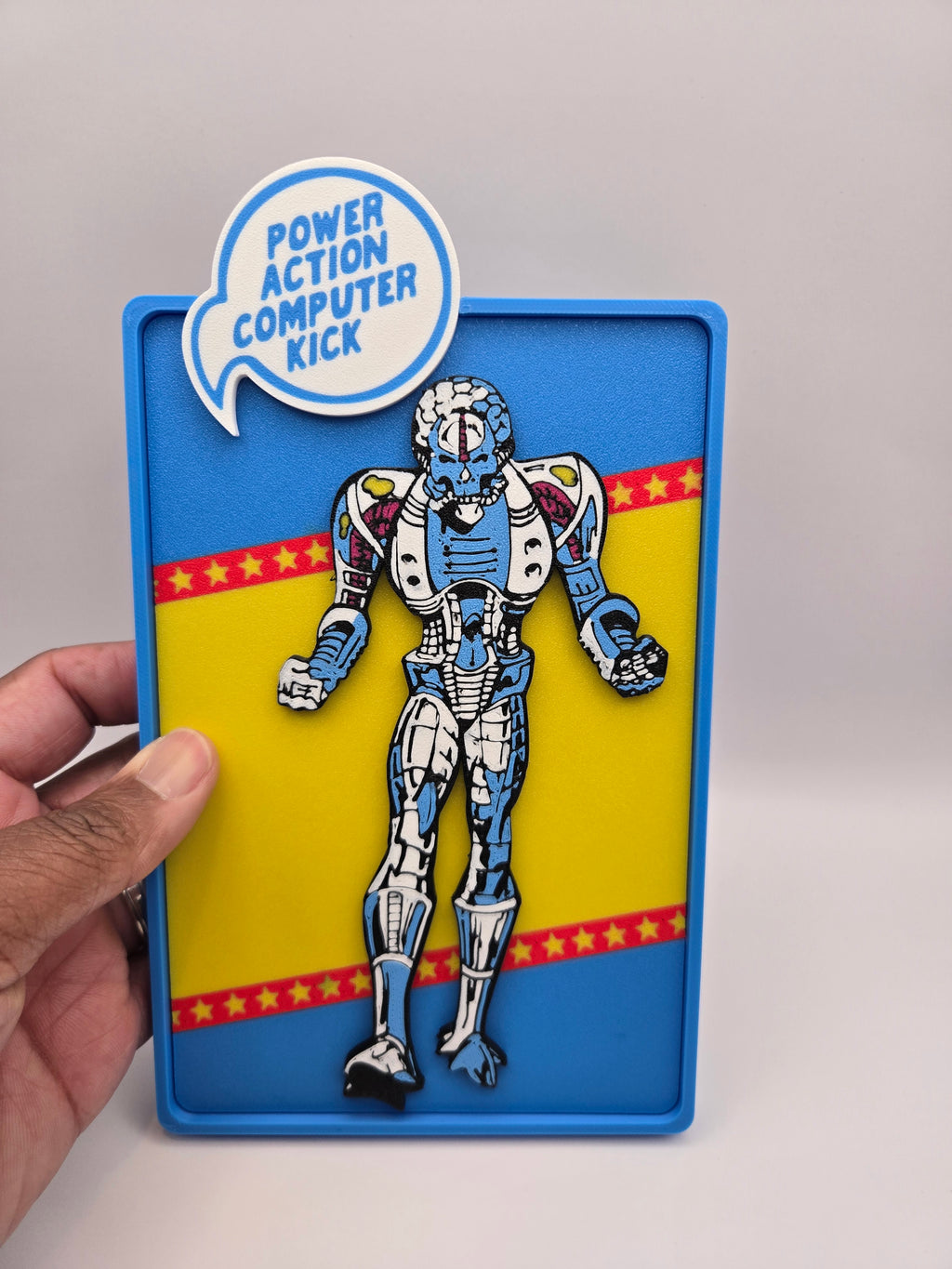 Brainiac Comic Corner Box – 3D Printed DC Comics Wall Art