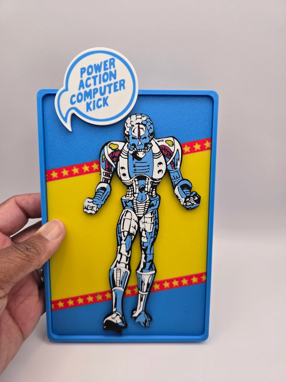 Brainiac Comic Corner Box – 3D Printed DC Comics Wall Art