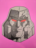 Megatron Giant Head Wall Art | 3D Printed Decepticons