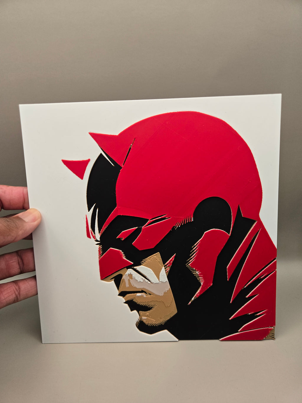 Daredevil Hueforge Art | The Man Without Fear Decor