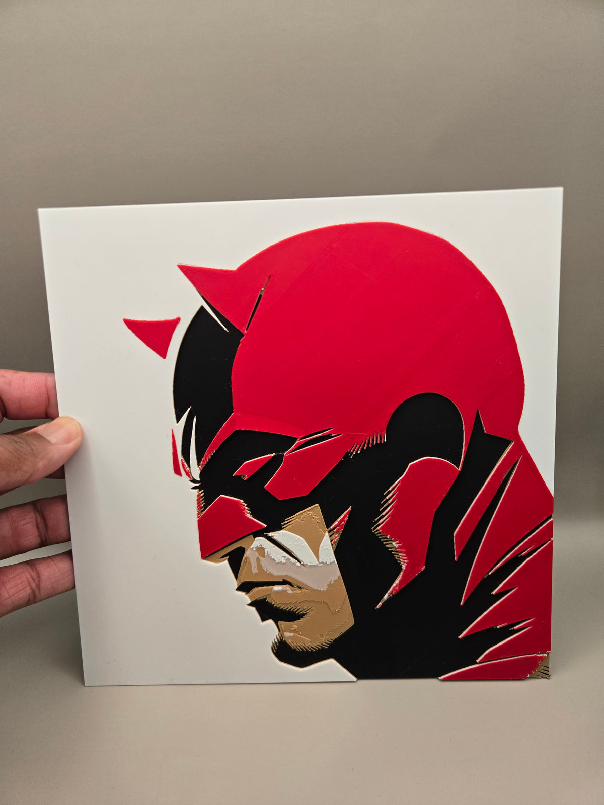 Daredevil Hueforge Art | The Man Without Fear Decor
