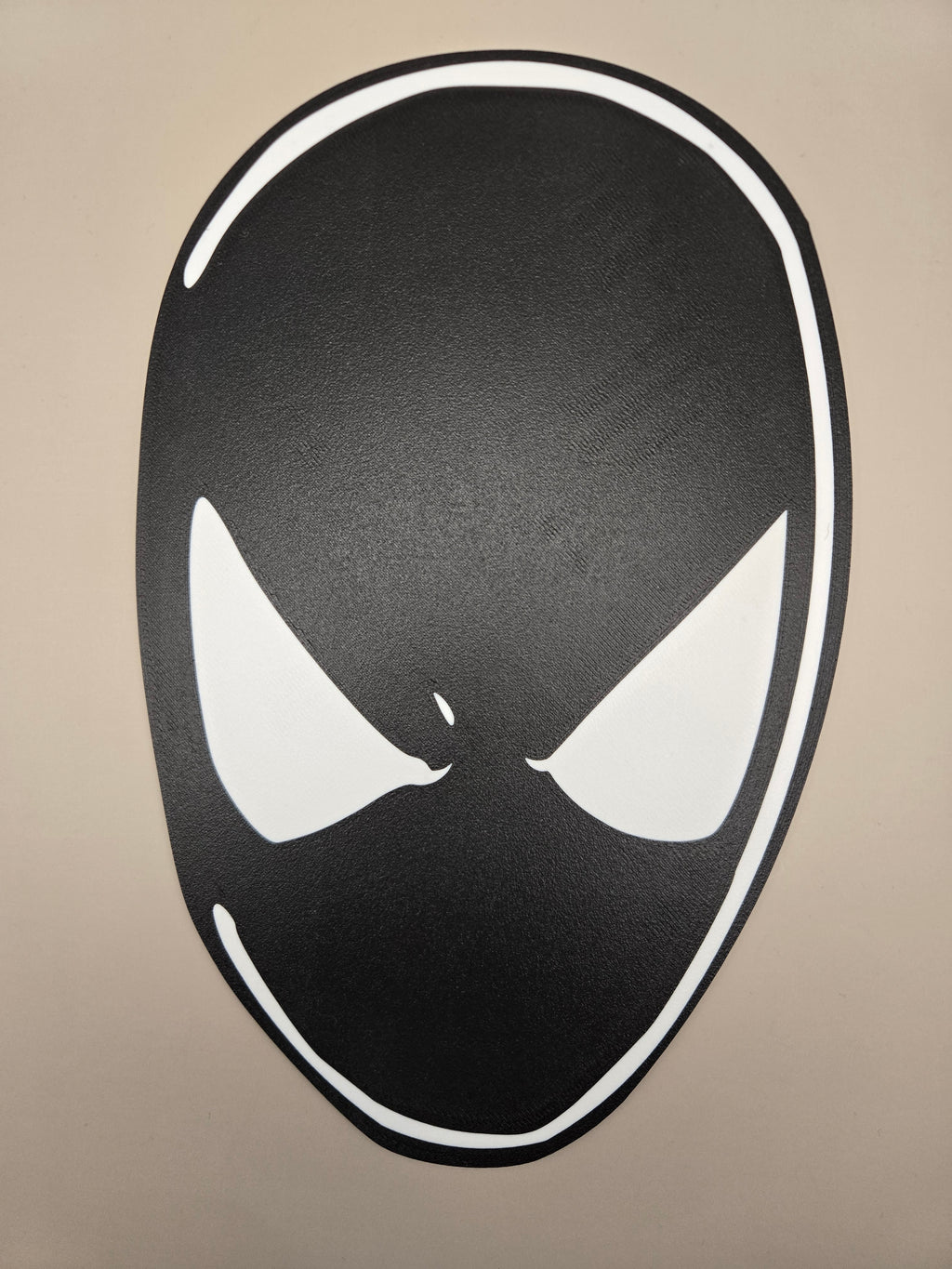 Black Suit Spider-Man Giant Head Wall Art