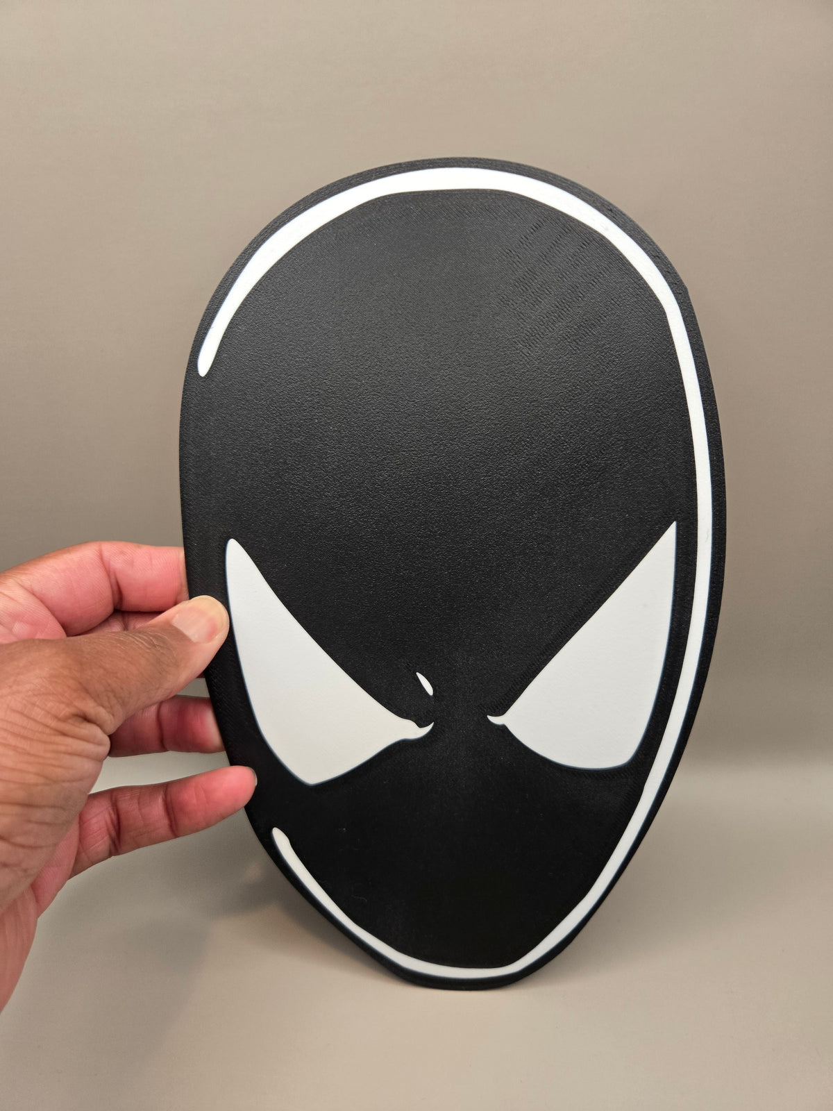 Black Suit Spider-Man Giant Head Wall Art