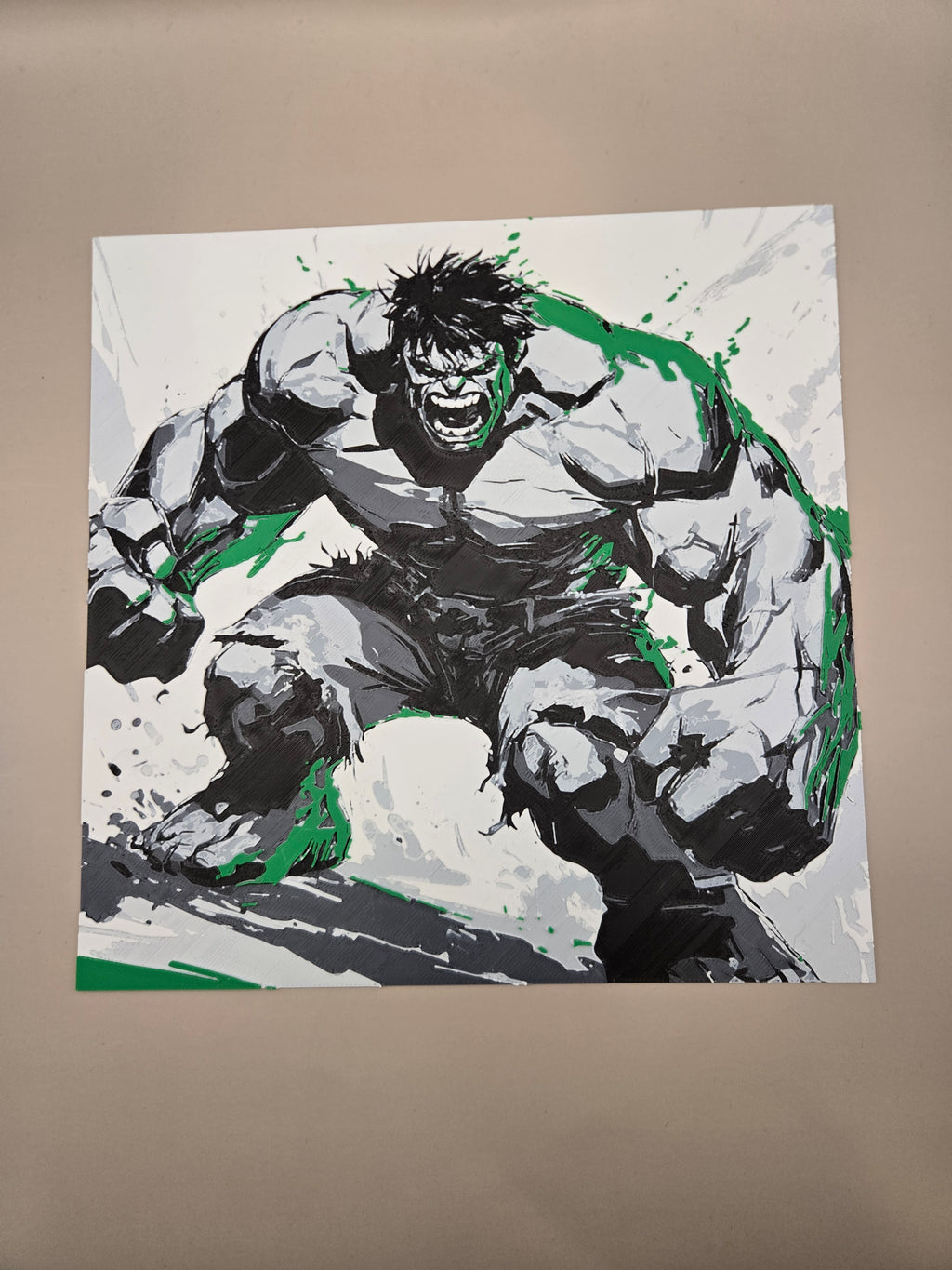 Hulk Hueforge Art | 3D Printed Incredible Hulk