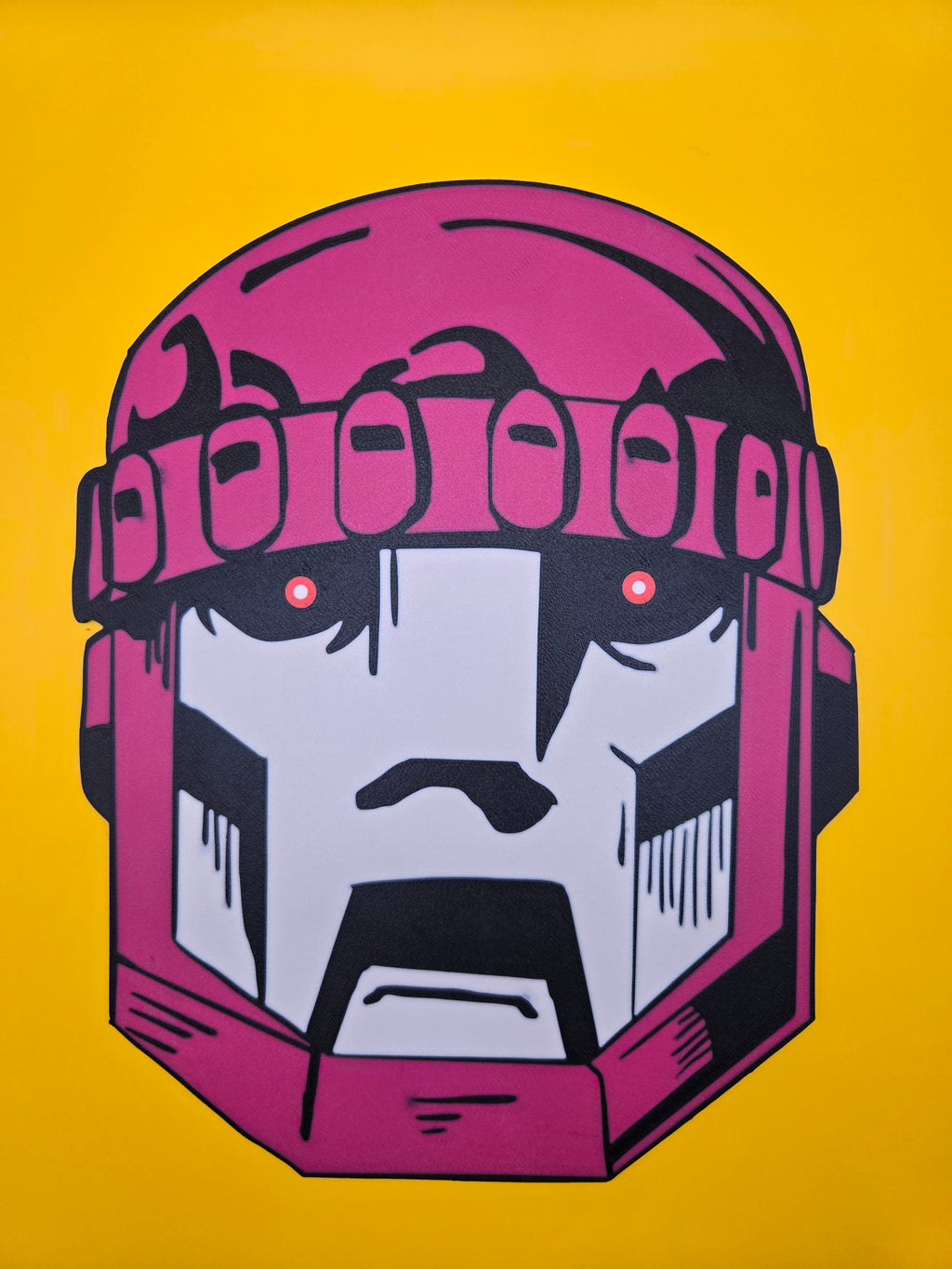 Sentinel Giant Head Wall Art | 3D Printed X-Men Sentinel