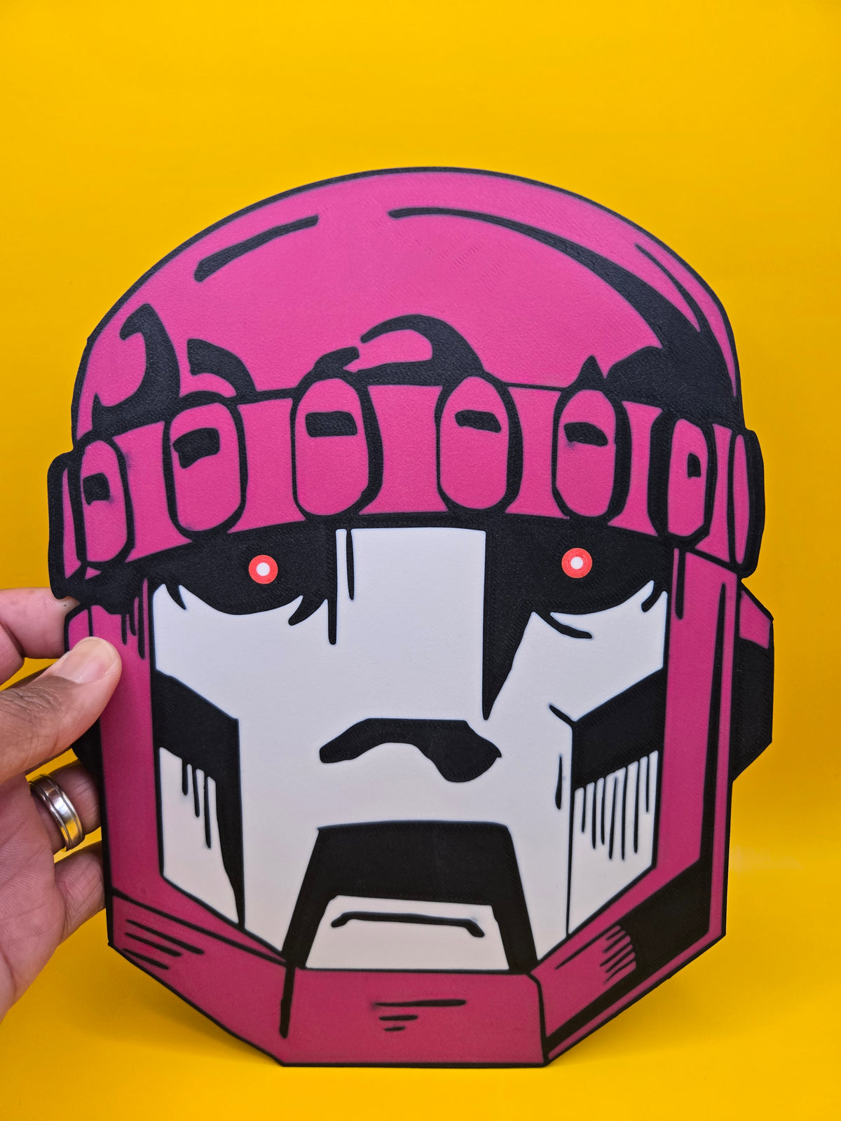 Sentinel Giant Head Wall Art | 3D Printed X-Men Sentinel