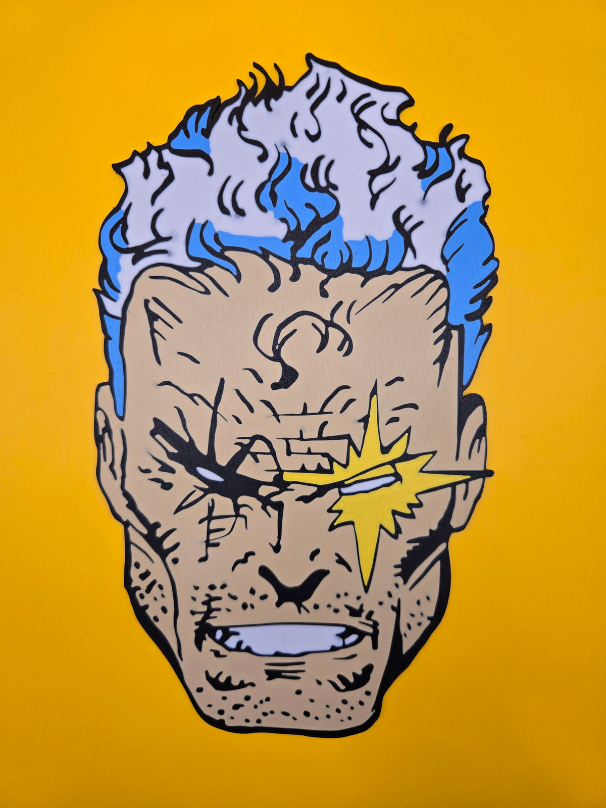 Cable Giant Head Wall Art | Nathan Summers Wall Display