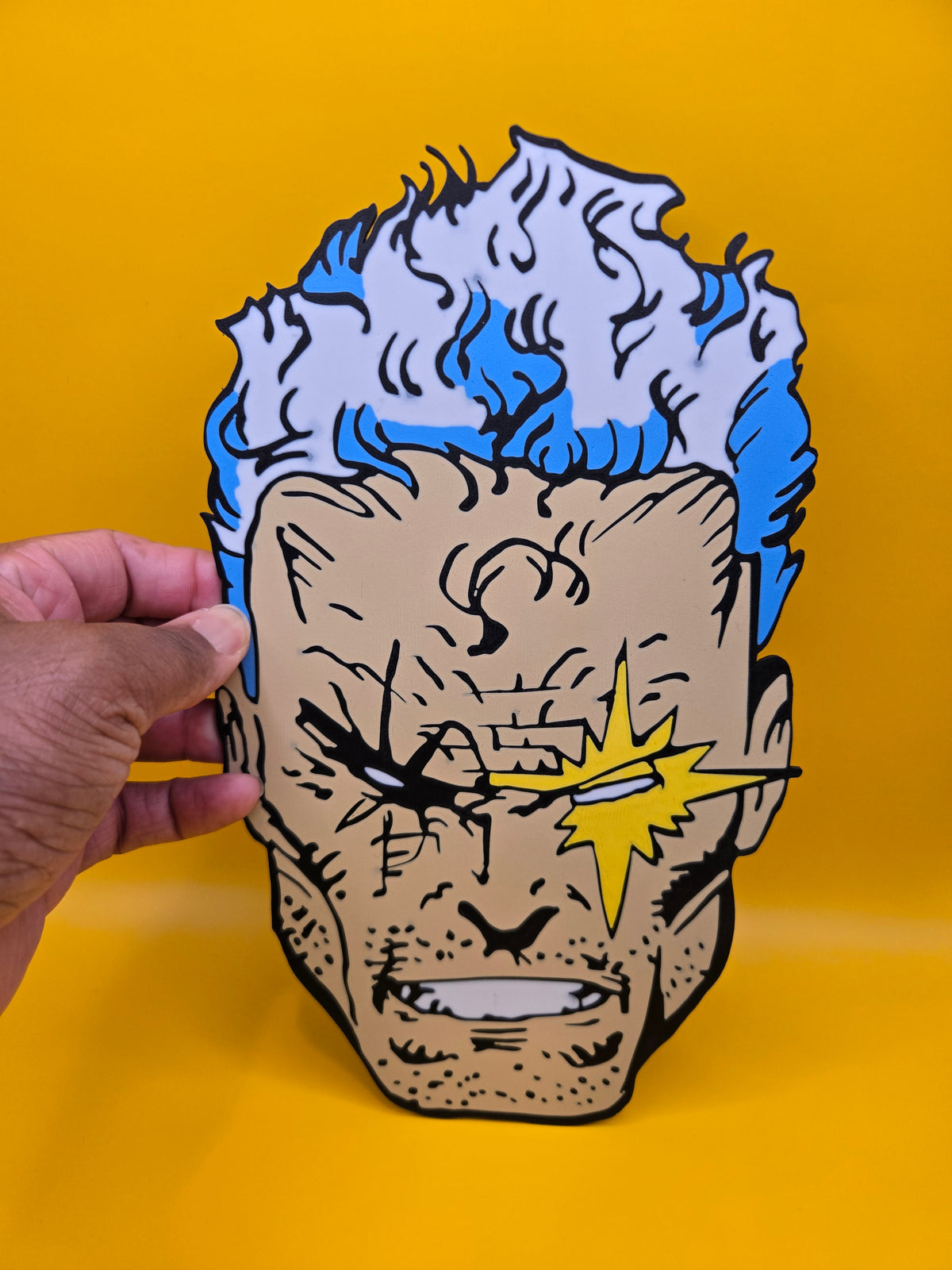 Cable Giant Head Wall Art | Nathan Summers Wall Display