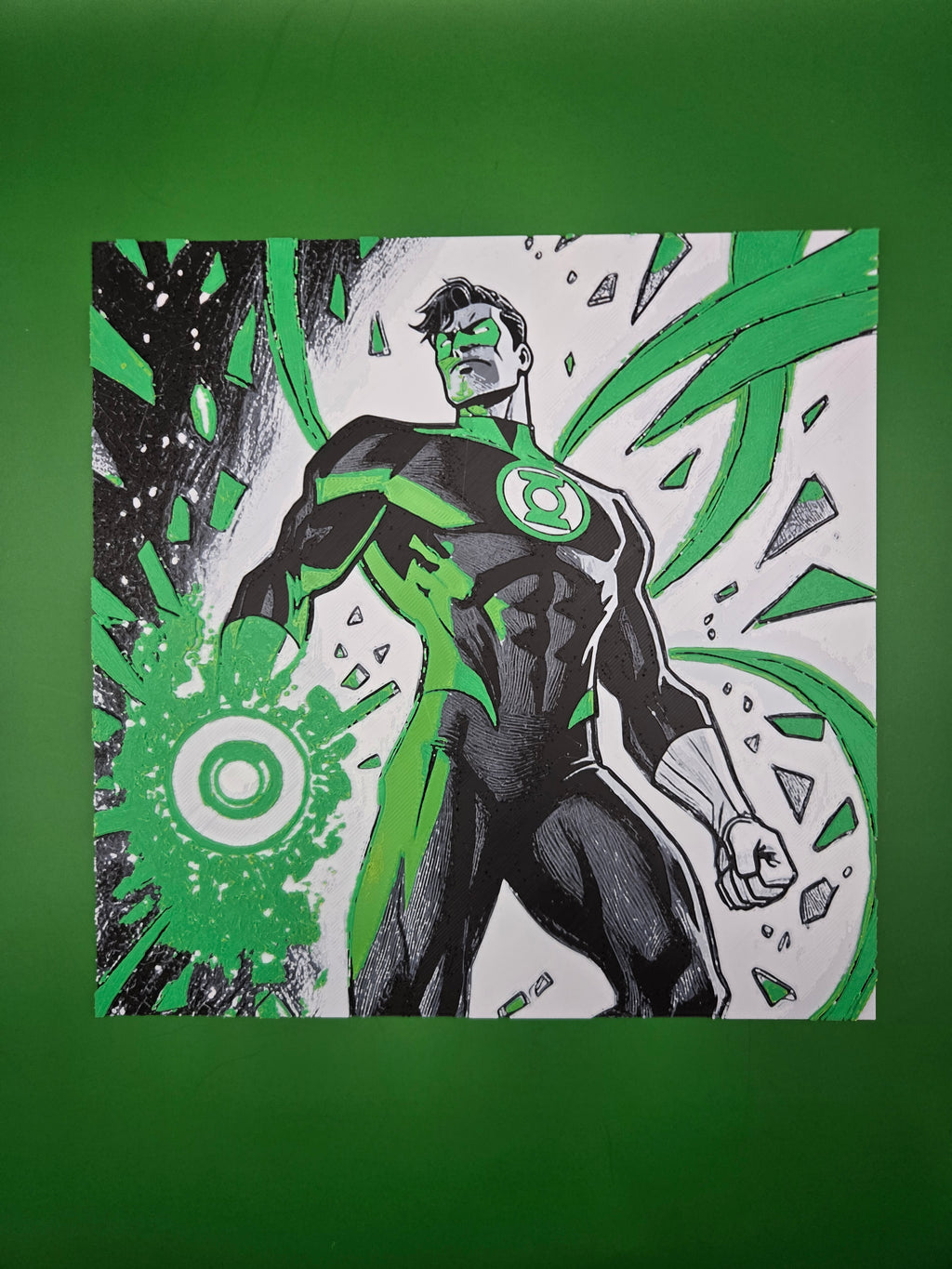 Green Lantern Hueforge Art | Green Lantern Corps Decor