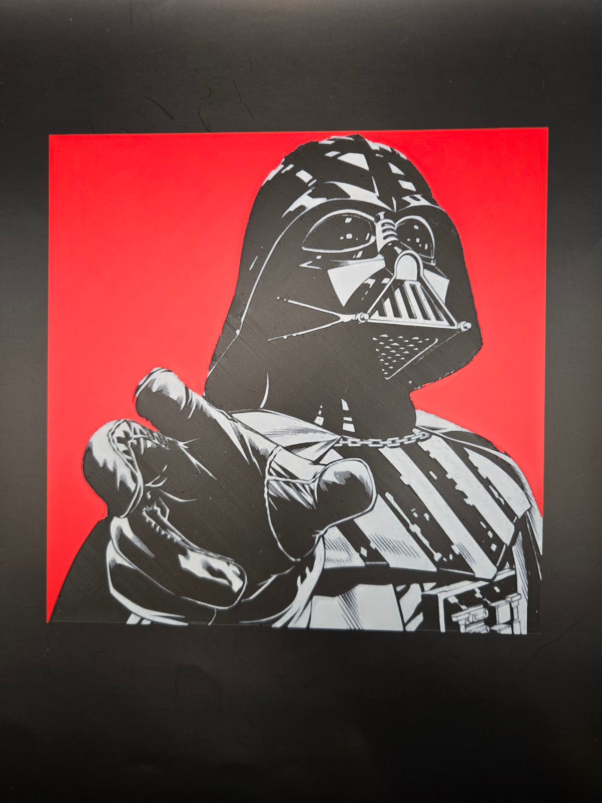 Darth Vader Hueforge Art | 3D Printed Star Wars-Inspired Wall Art