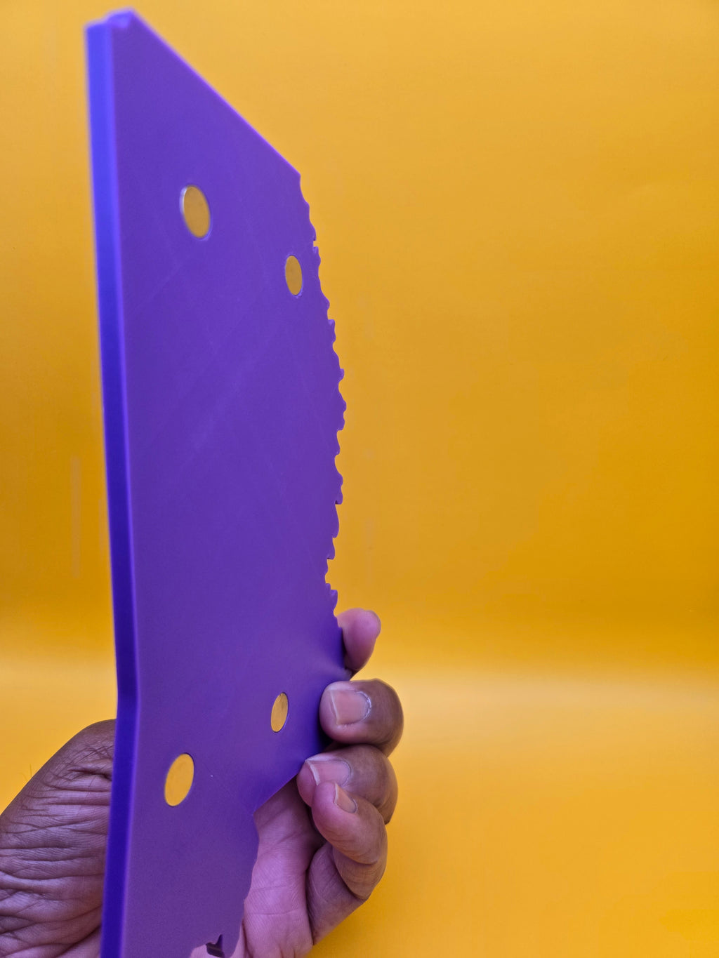 Alcorn State University Mississippi Magnet – 3D Printed Purple & Gold Braves Decor