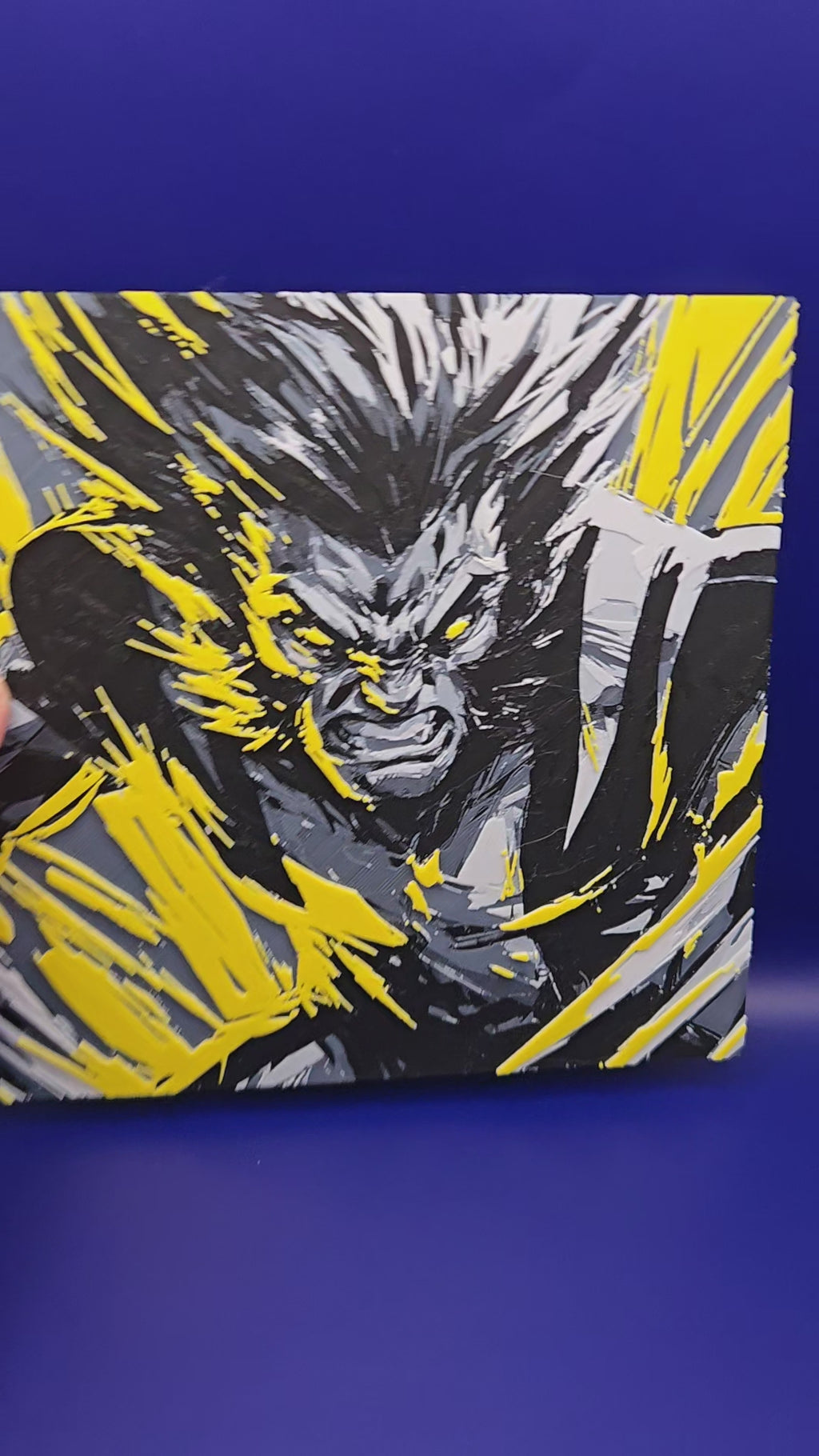 Wolverine Hueforge Art | 3D Printed X-Men Wall Art
