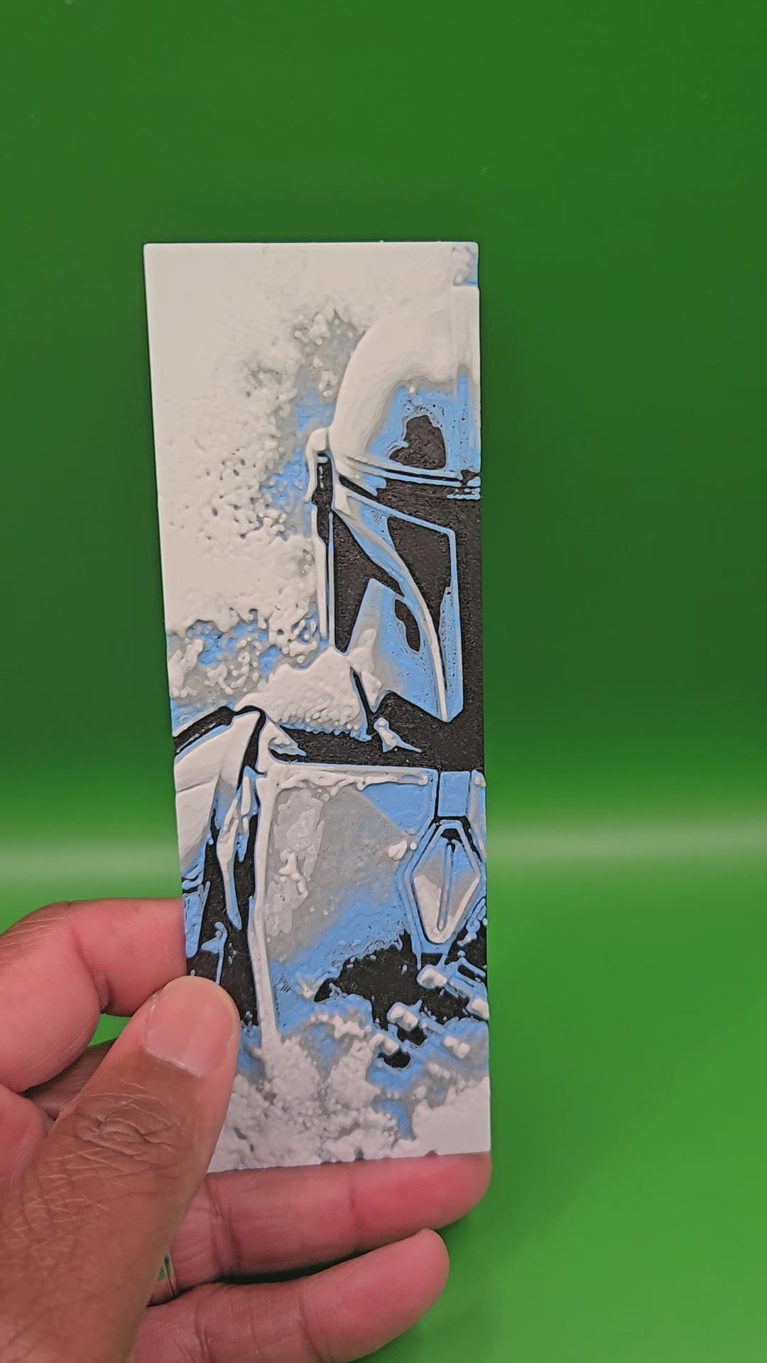 Mandalorian-Inspired 3D Printed Bookmark