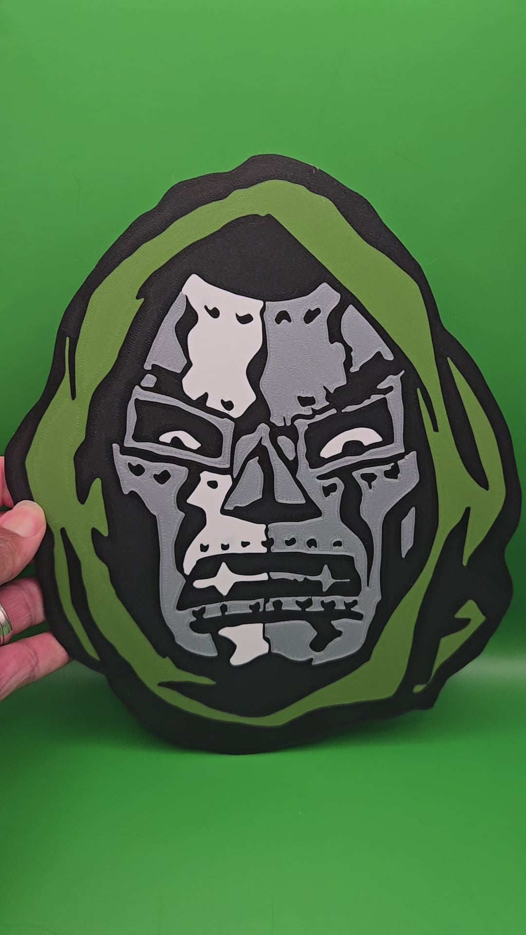 Dr. Doom Giant Head Wall Art