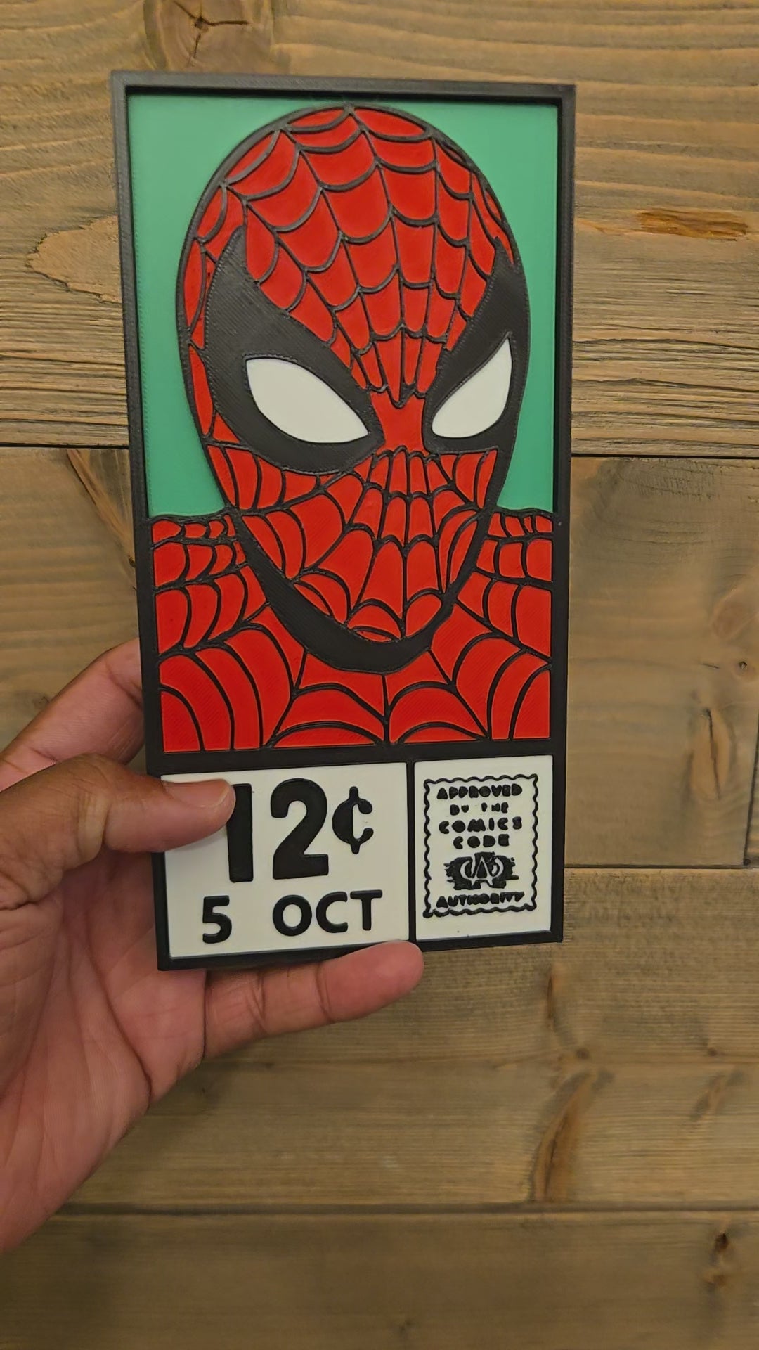 Spidey Head Comic Cover Box