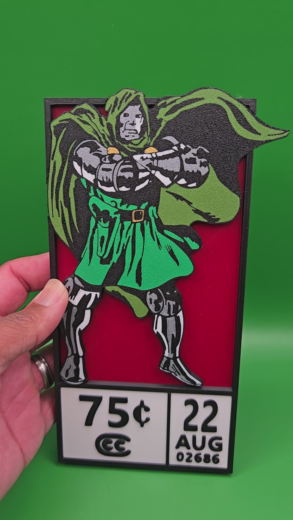 Doctor Doom Comic Book Corner Box