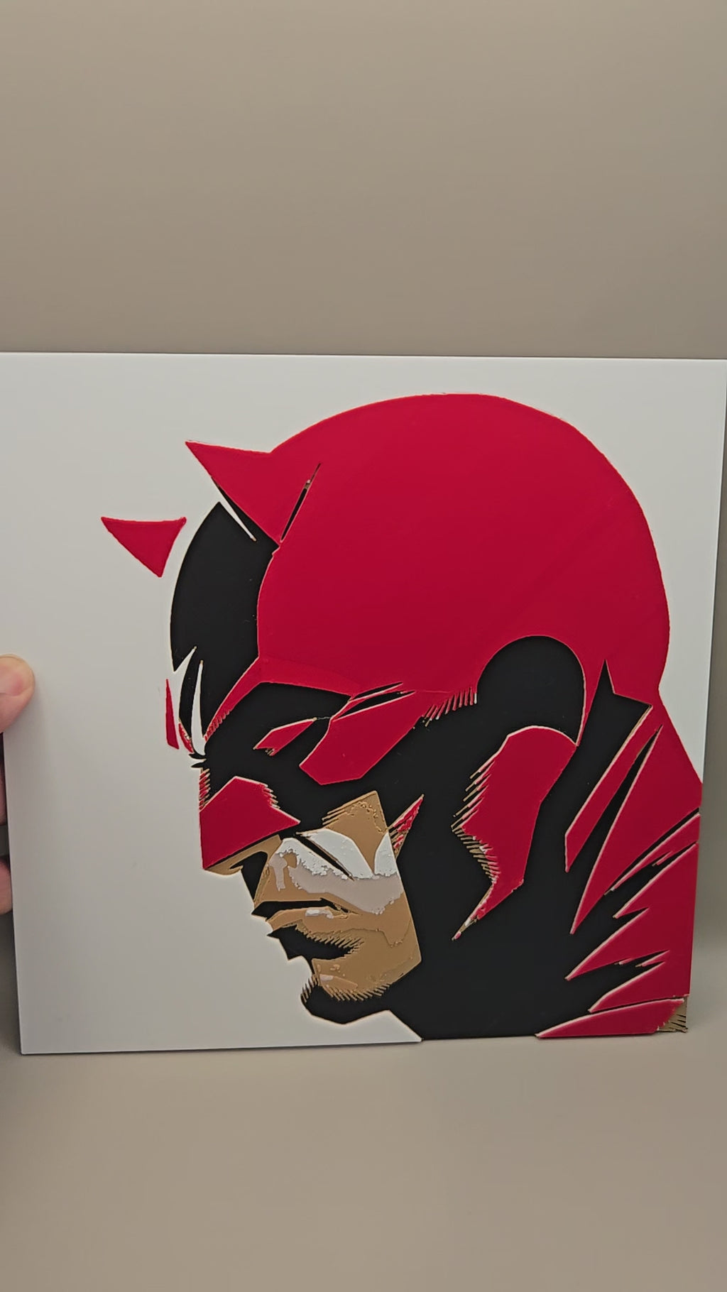 Daredevil Hueforge Art | The Man Without Fear Decor
