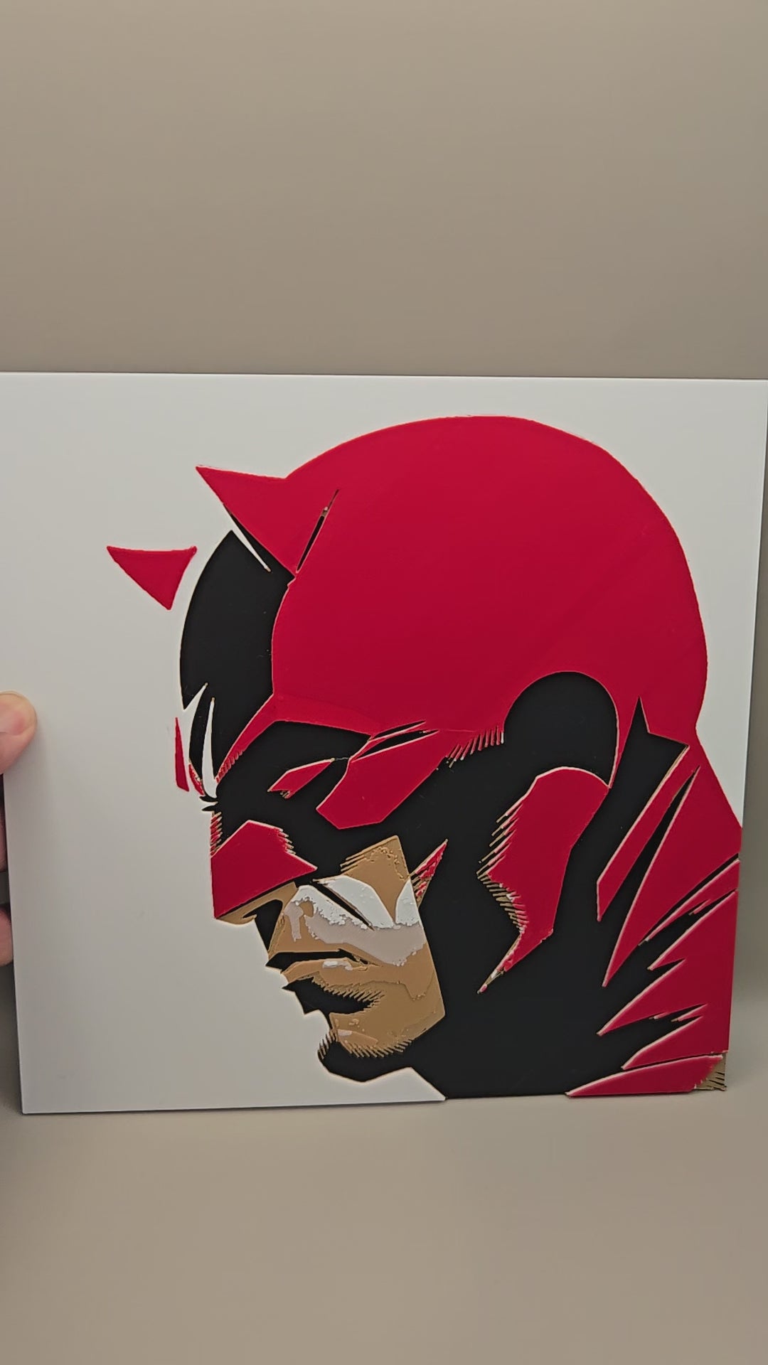 Daredevil Hueforge Art | The Man Without Fear Decor