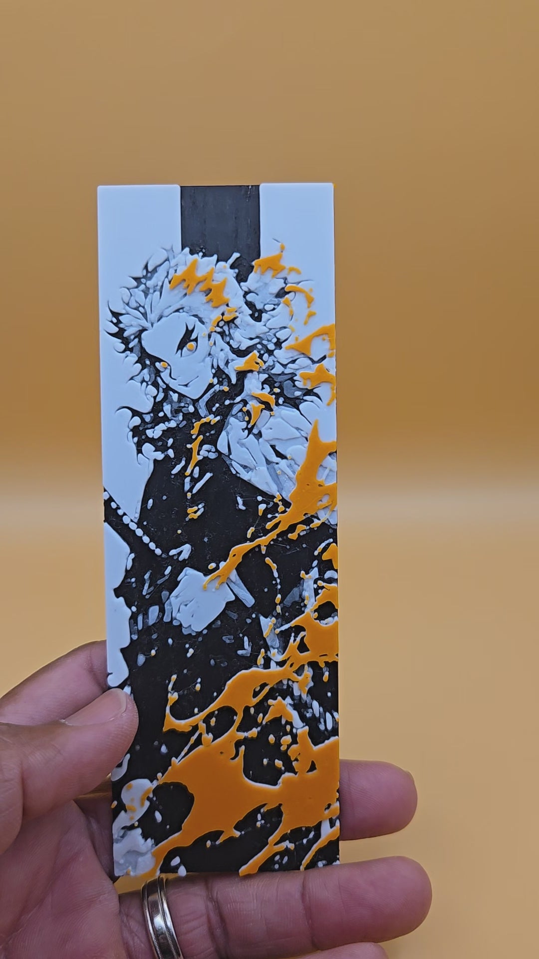 Kyojuro Rengoku 3D Printed Demon Slayer Bookmark