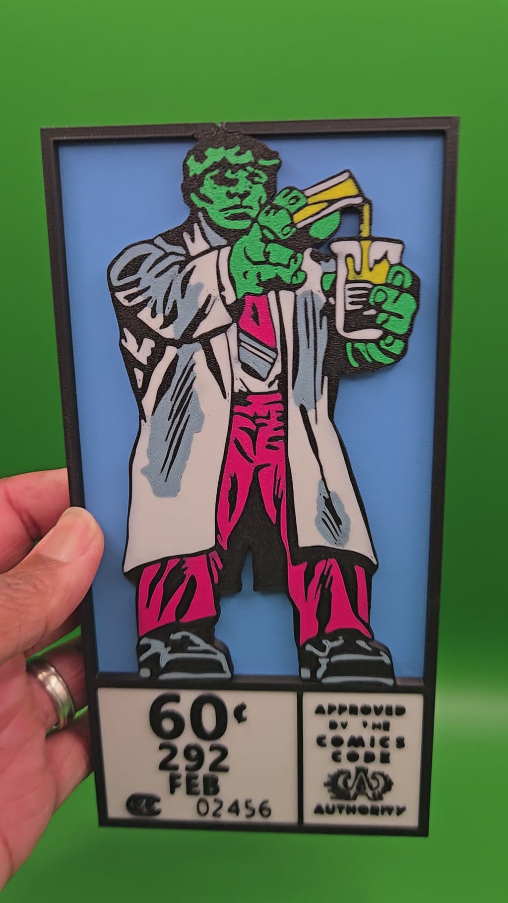Professor Hulk Comic Book Corner Box