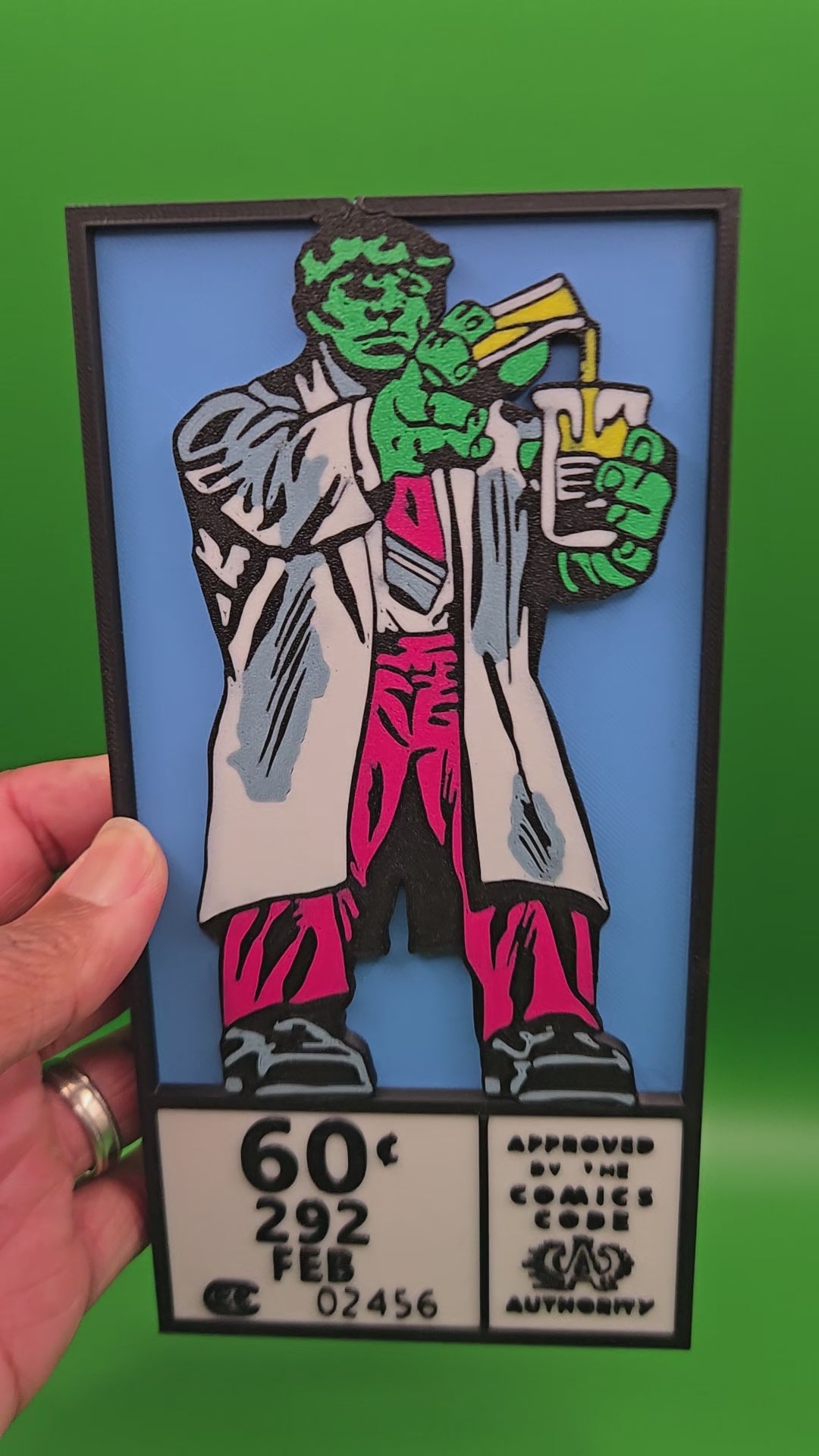 Professor Hulk Comic Book Corner Box
