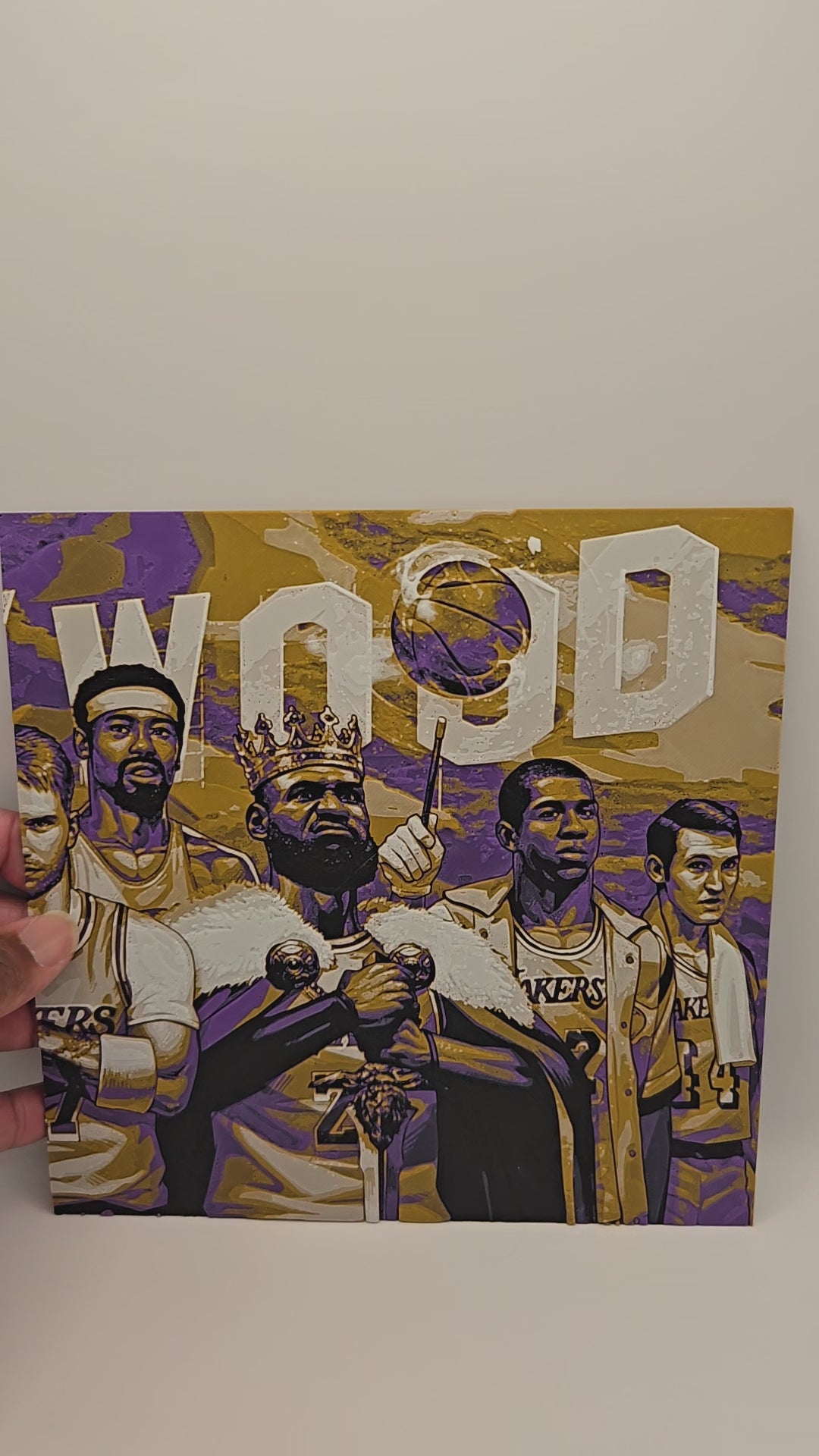 Lakers Legends – Past & Present | Complete 2-Piece HueForge Wall Art Collection